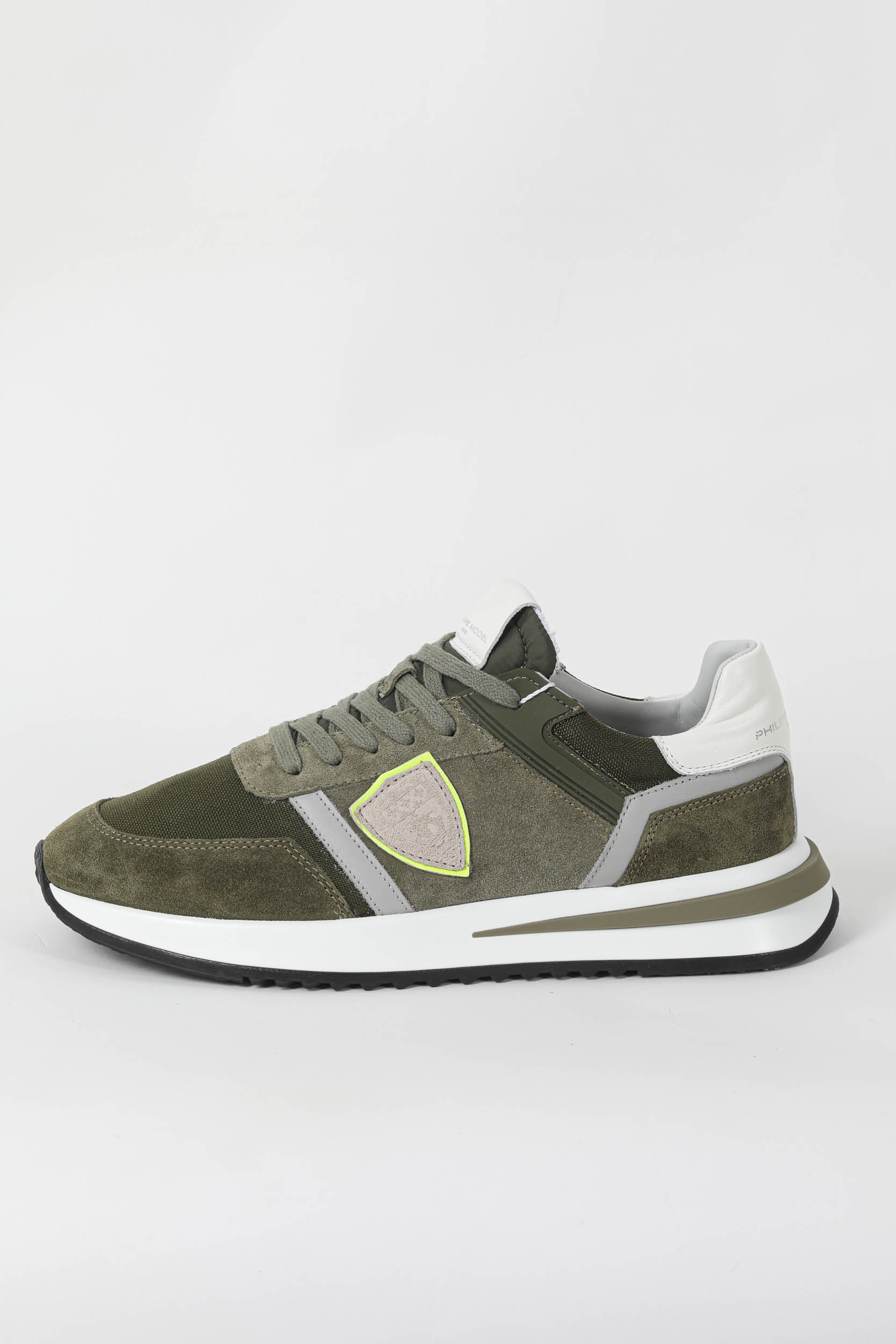 BASKETS PHILIPPE MODEL TROPEZ 2.1 KAKI TYLU-RT04