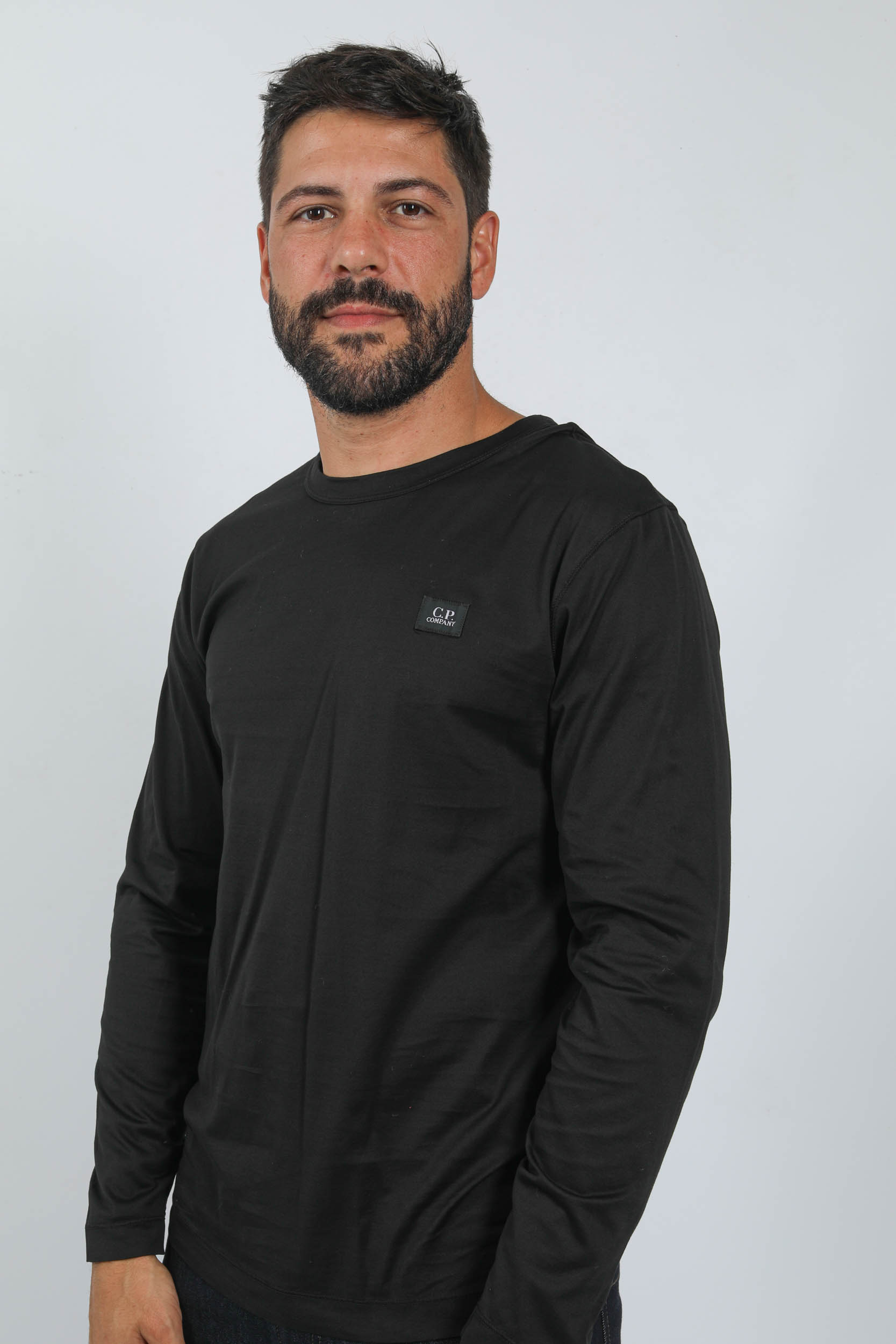 T-SHIRT A MANCHES LONGUES C.P COMPANY NOIR S143A-999