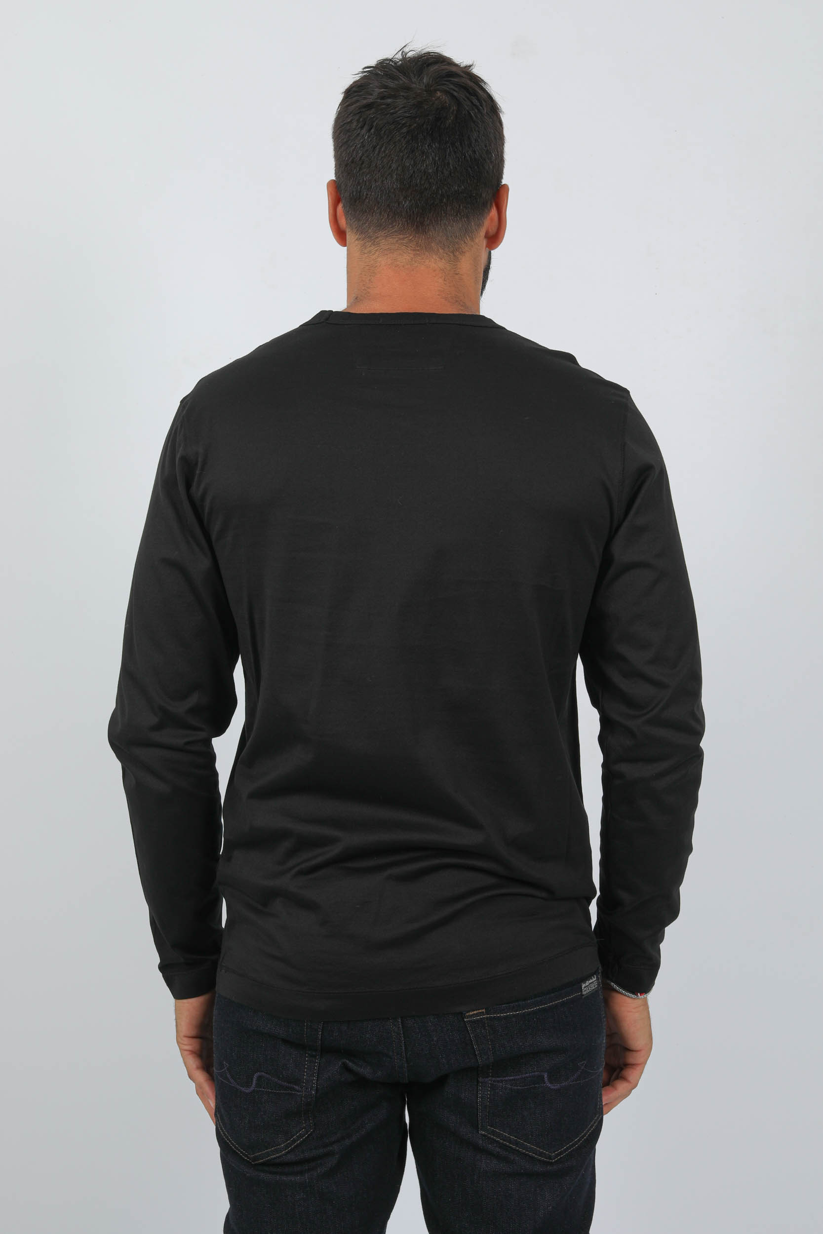 T-SHIRT A MANCHES LONGUES C.P COMPANY NOIR S143A-999