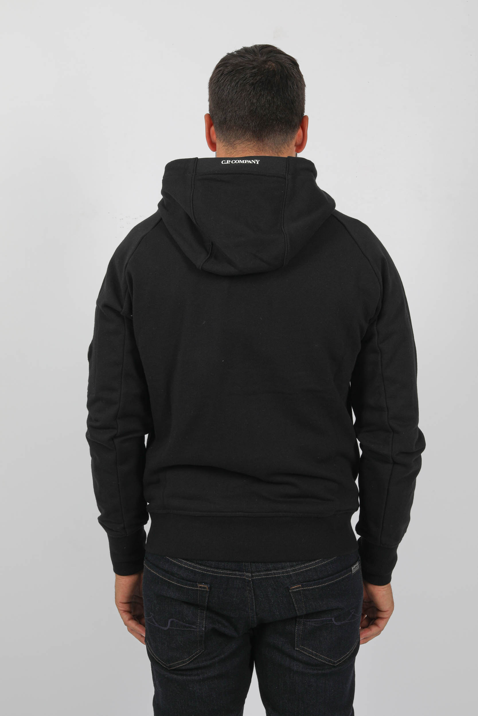 SWEAT C.P COMPANY ZIPPE HUBLOT NOIR S400A-999