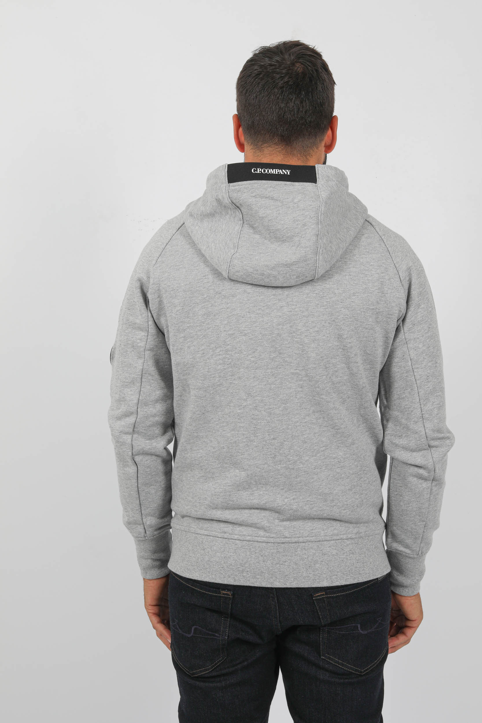 SWEAT C.P COMPANY ZIPPE HUBLOT GRIS S400A-M93
