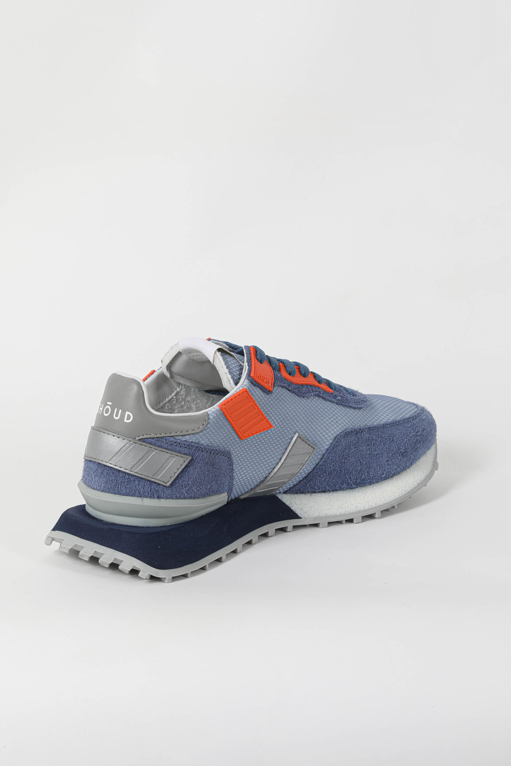 BASKETS GHOUD RUSH SUEDE BLEU/ORANGE RGLM-MS28