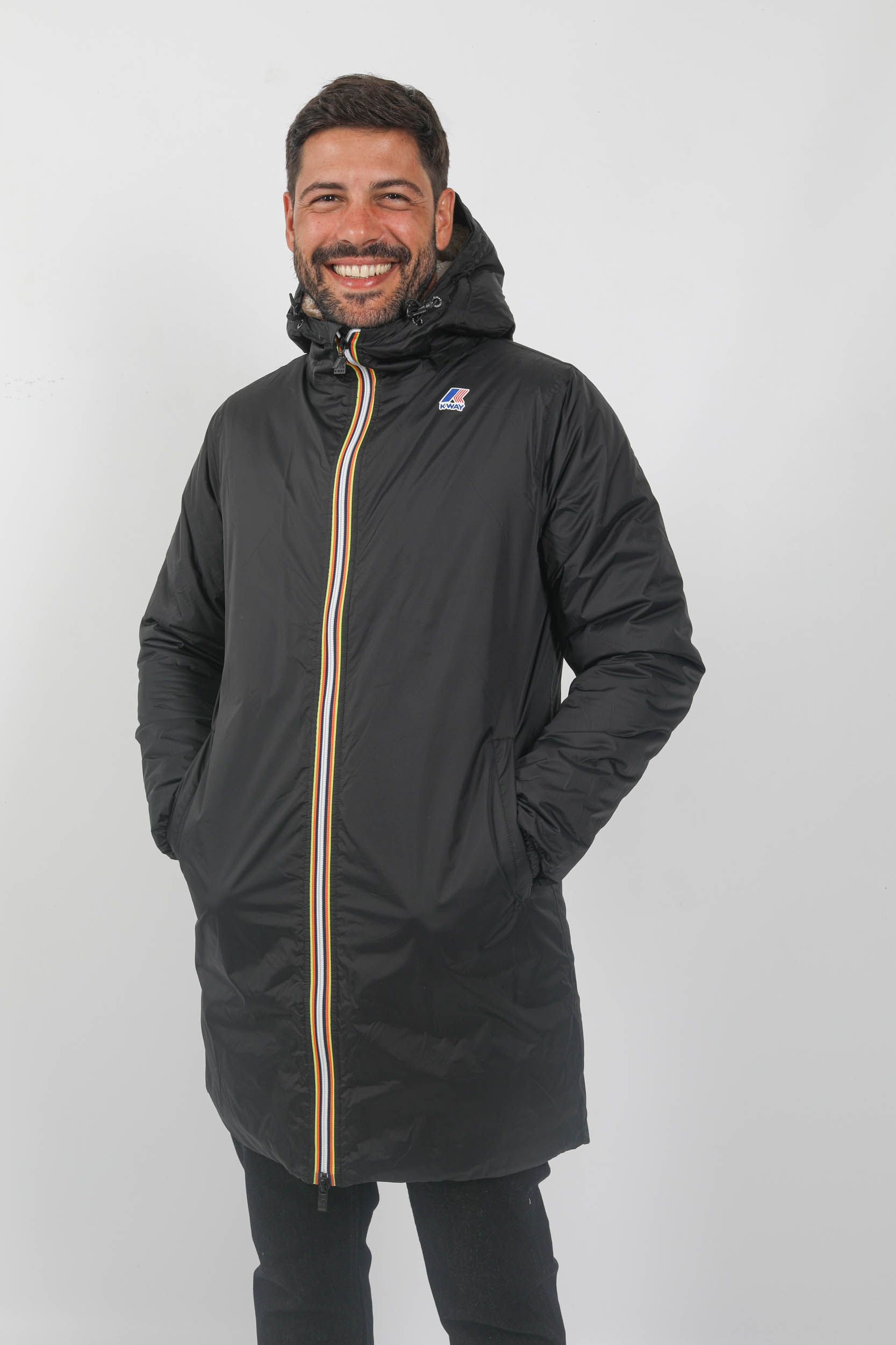 PARKAS KWAY DOUBLE POLAIRE NOIR K3114KW-USY