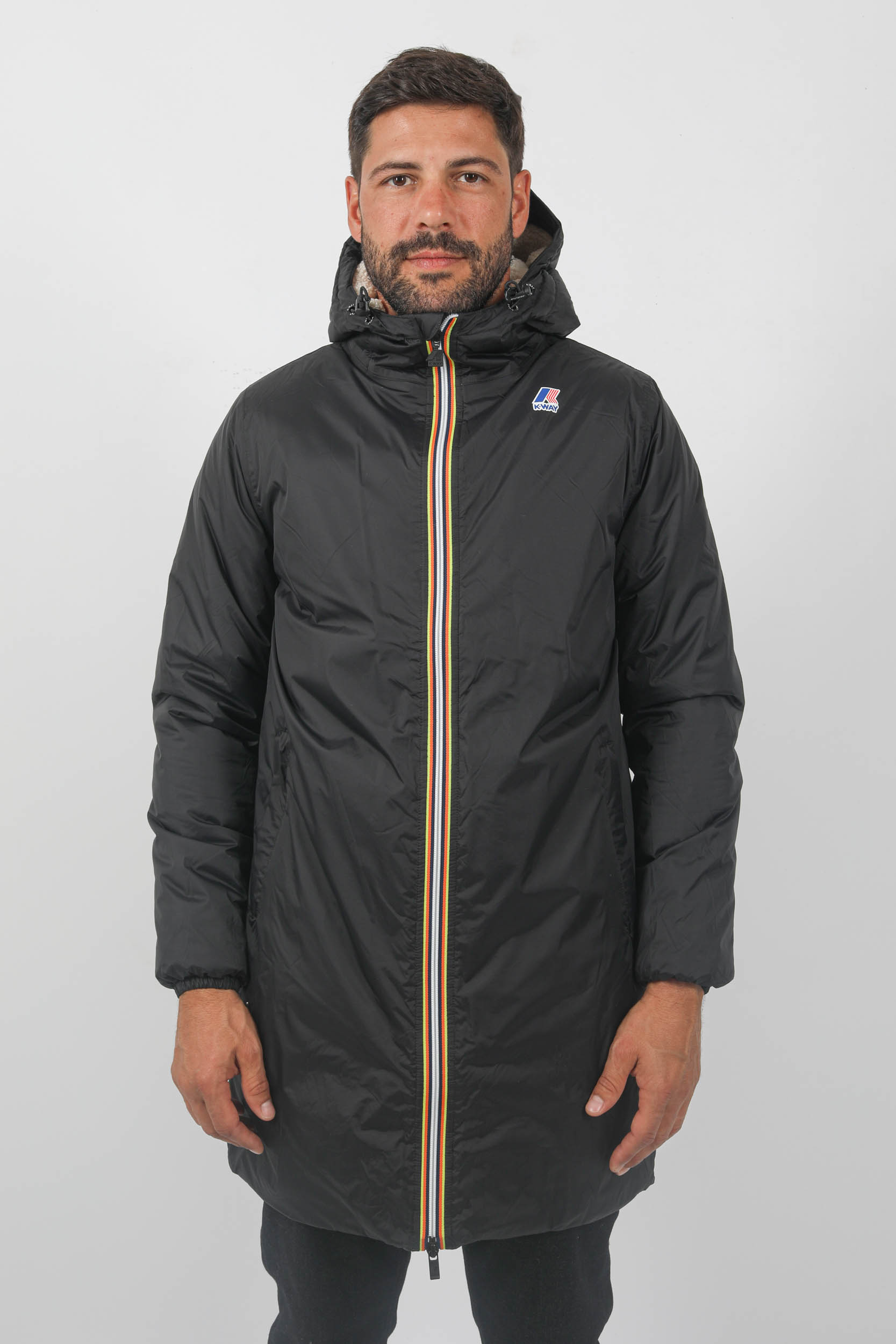 PARKAS KWAY DOUBLE POLAIRE NOIR K3114KW-USY