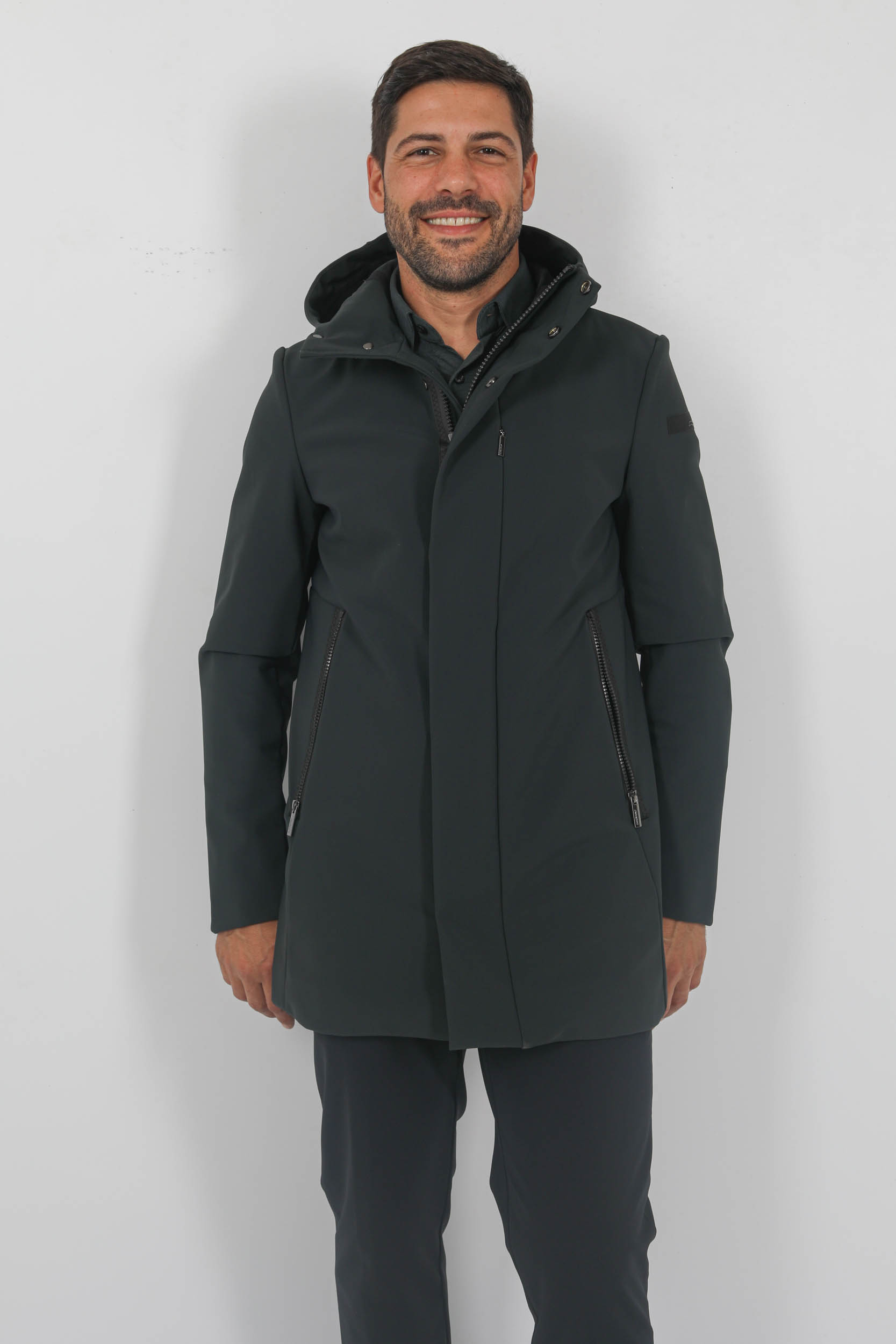 PARKA RRD DOUBLE POLAIRE RASE ANTHRACITE W23010-11