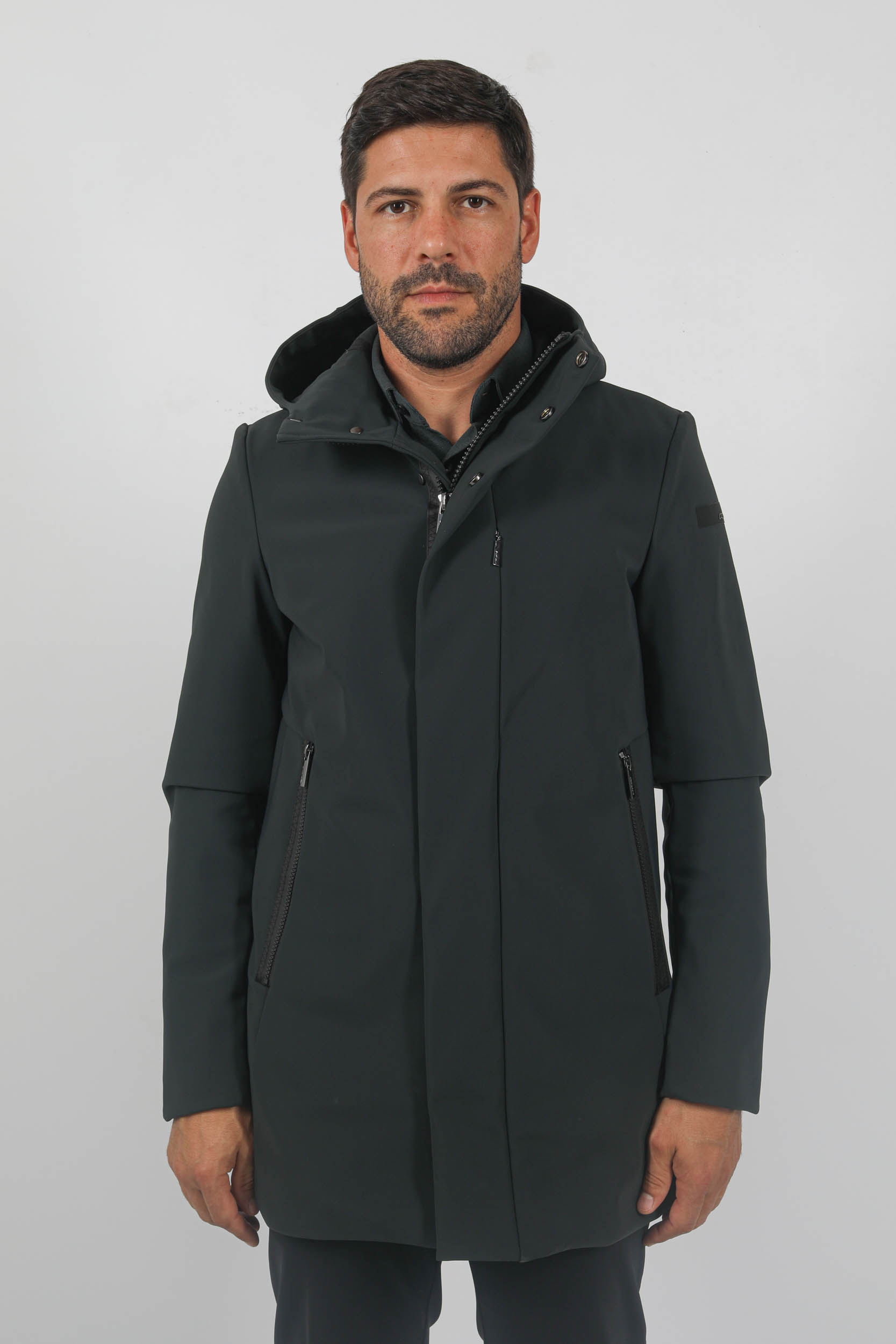 PARKA RRD DOUBLE POLAIRE RASE ANTHRACITE W23010-11