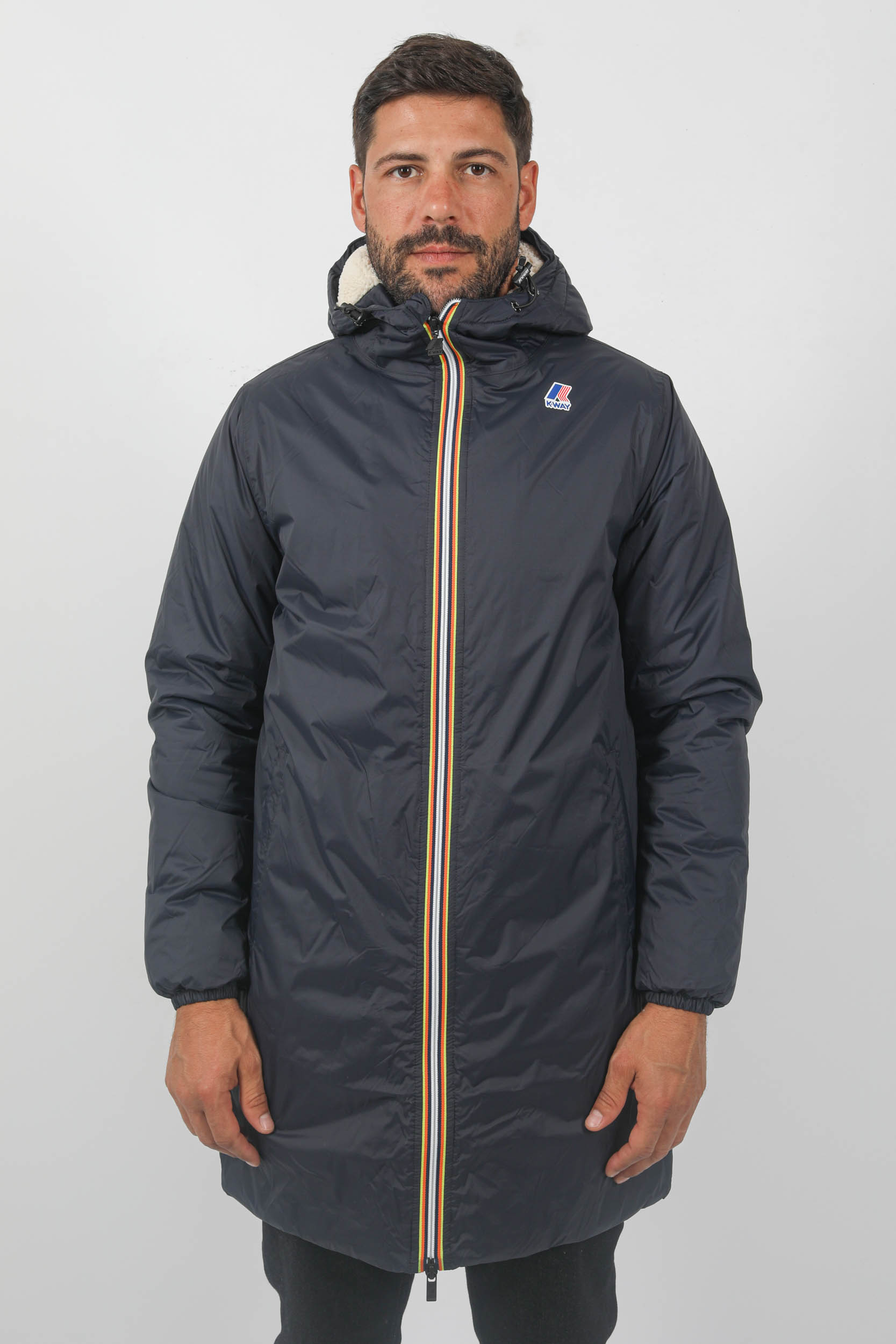 PARKAS KWAY DOUBLE POLAIRE MARINE K3114KW-K89