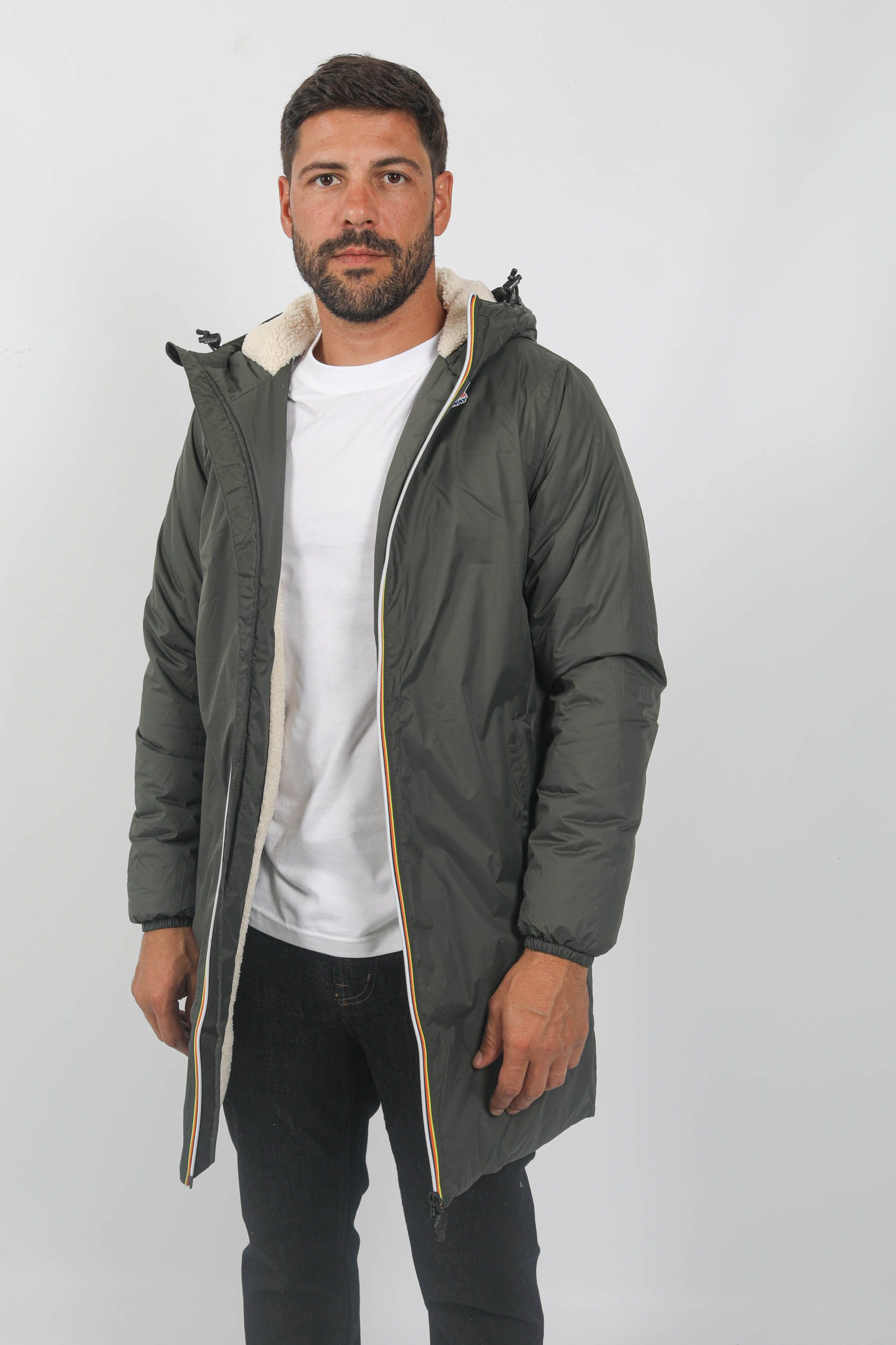 PARKAS KWAY DOUBLE POLAIRE KAKI K3114KW-WMR