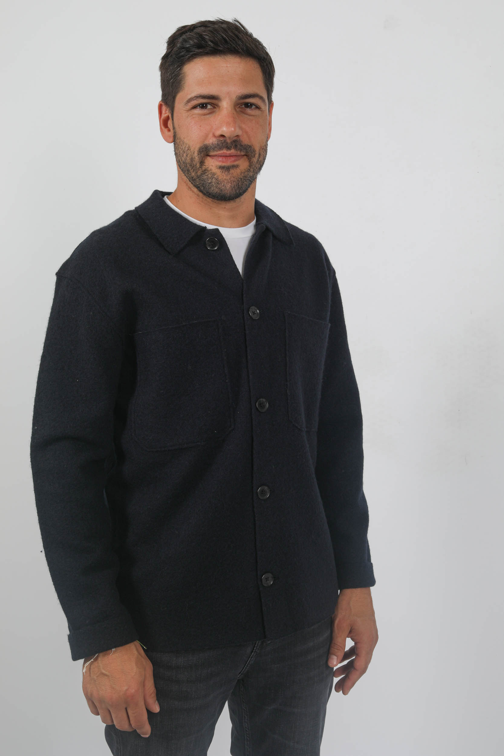 GILET BOUTONS NN07 MARINE JONAS-NAVY