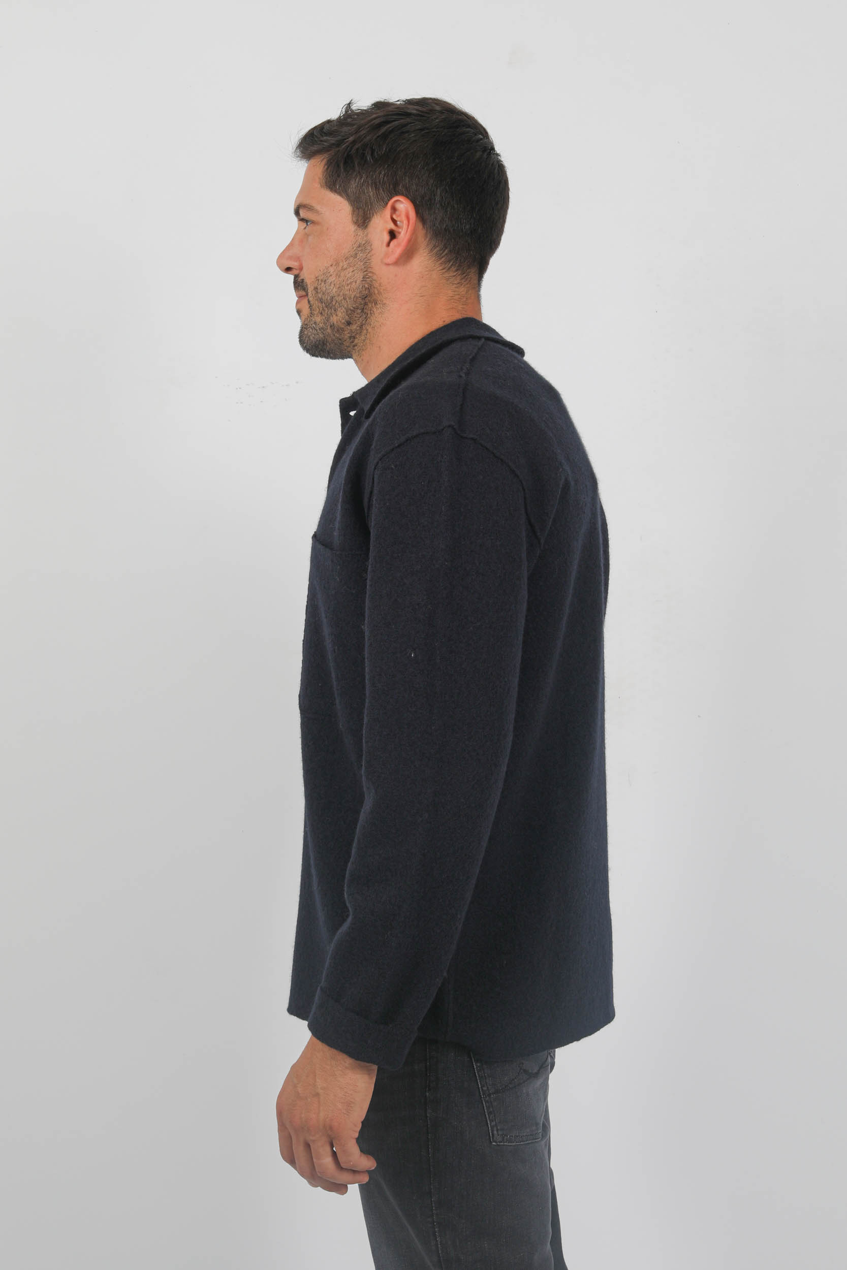 GILET BOUTONS NN07 MARINE JONAS-NAVY