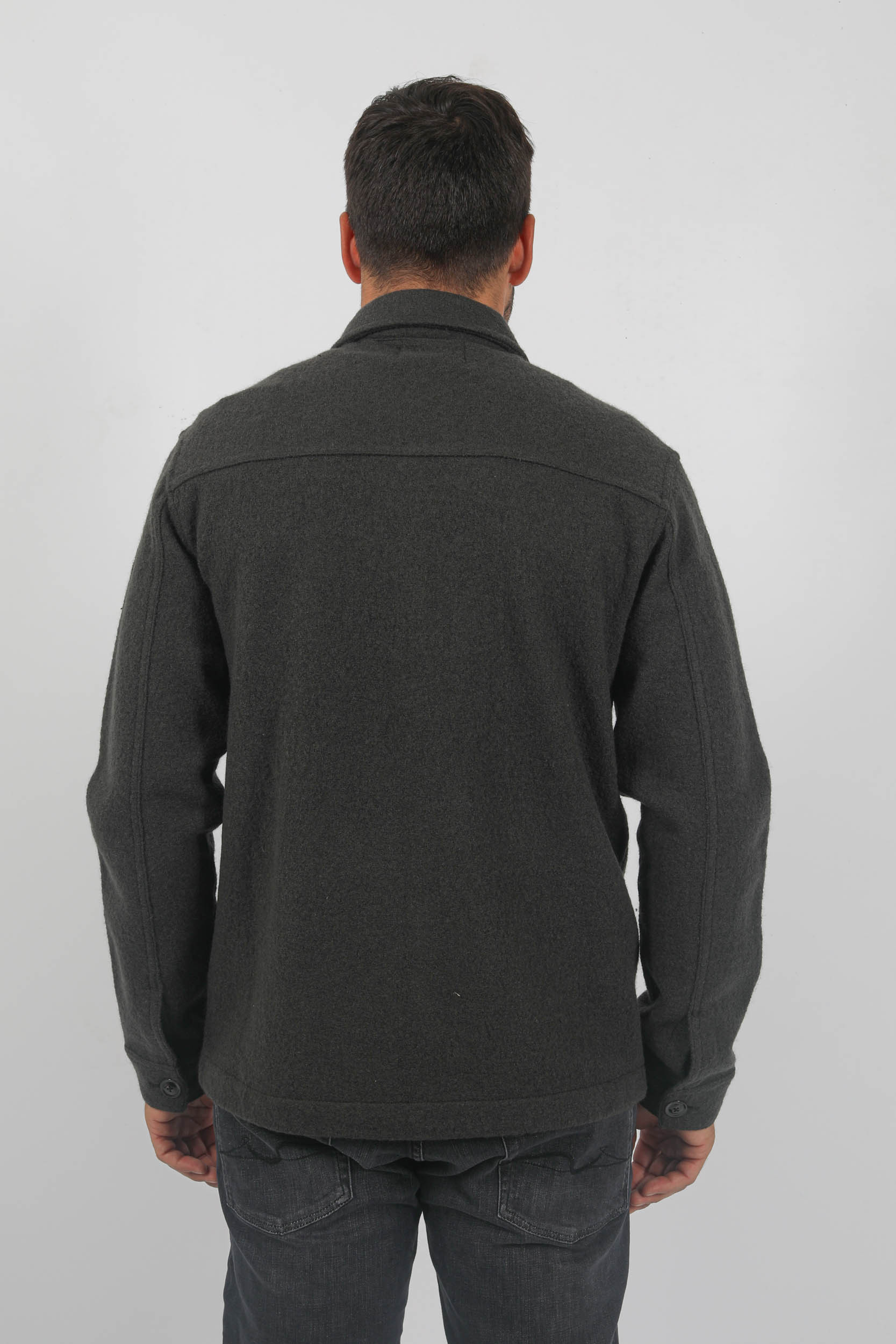 GILET EN LAINE ZIPPE NN07 KAKI ISAK-ARMY