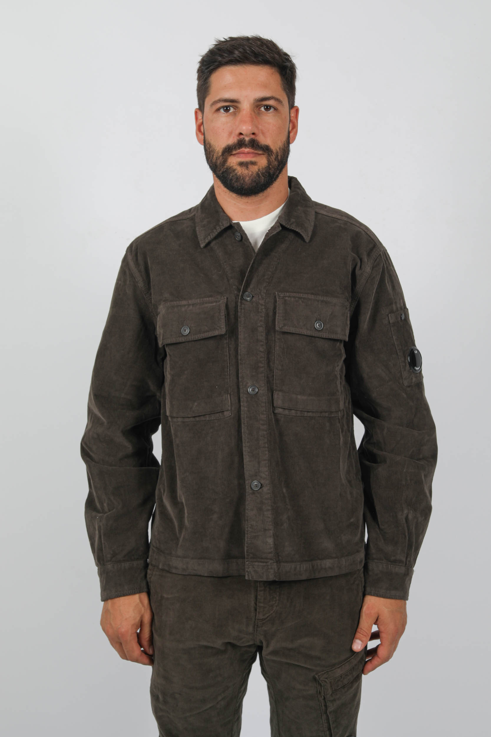 SURECHEMISE VELOURS C.P COMPANY KAKI H292A-670