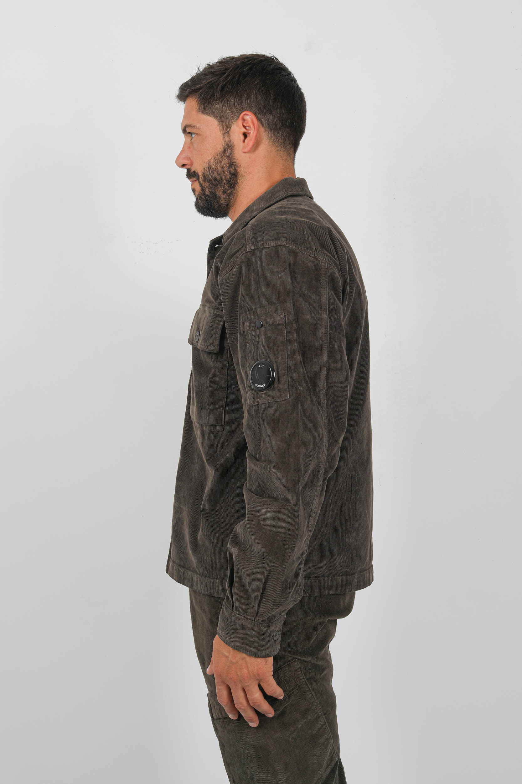 SURECHEMISE VELOURS C.P COMPANY KAKI H292A-670