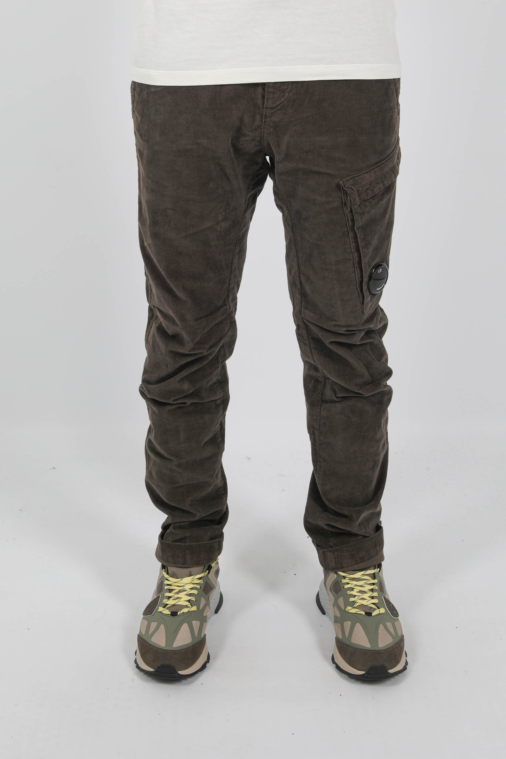 PANTALON CARGO C.P COMPANY VELOURS KAKI A352A-670