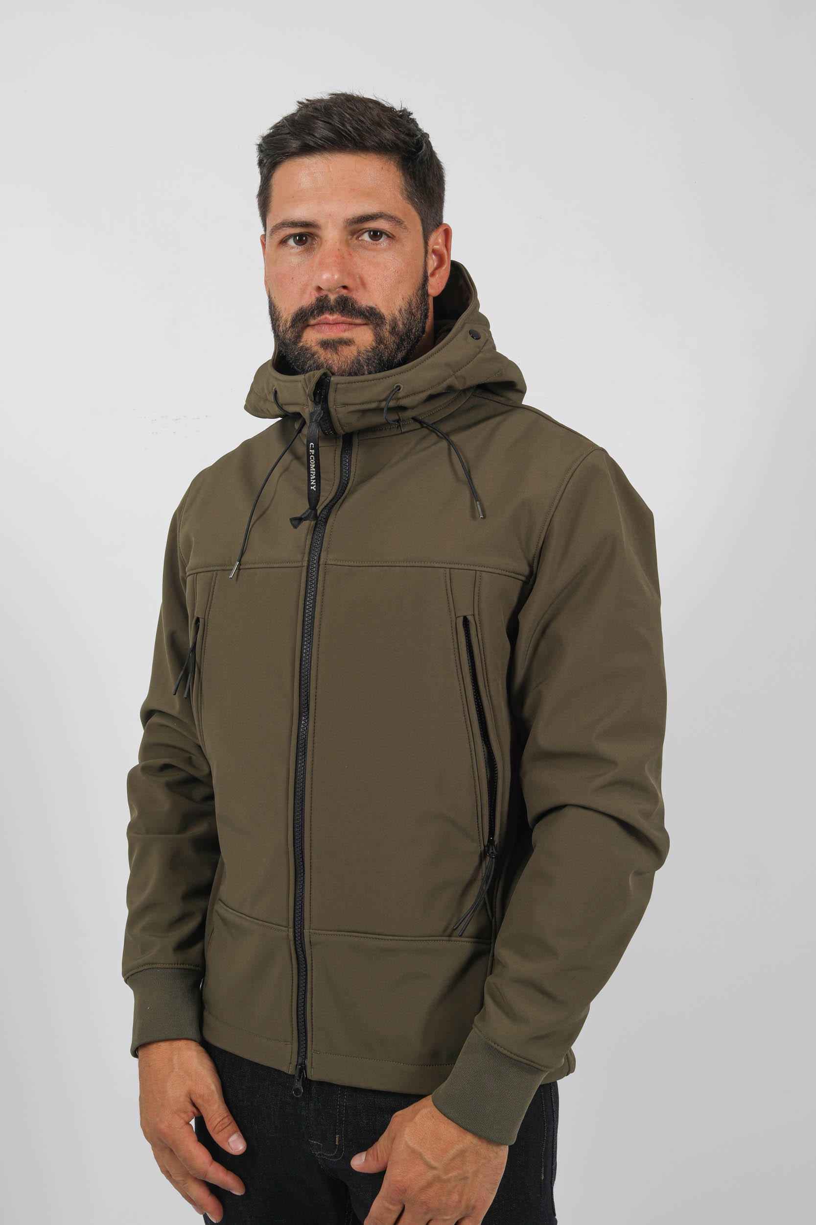 SOFT-SHELL C.P COMPANY LUNETTES KAKI W002A-683