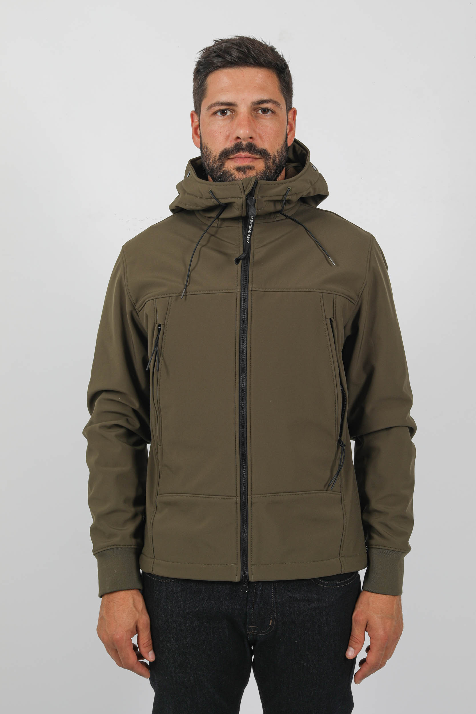 SOFT-SHELL C.P COMPANY LUNETTES KAKI W002A-683