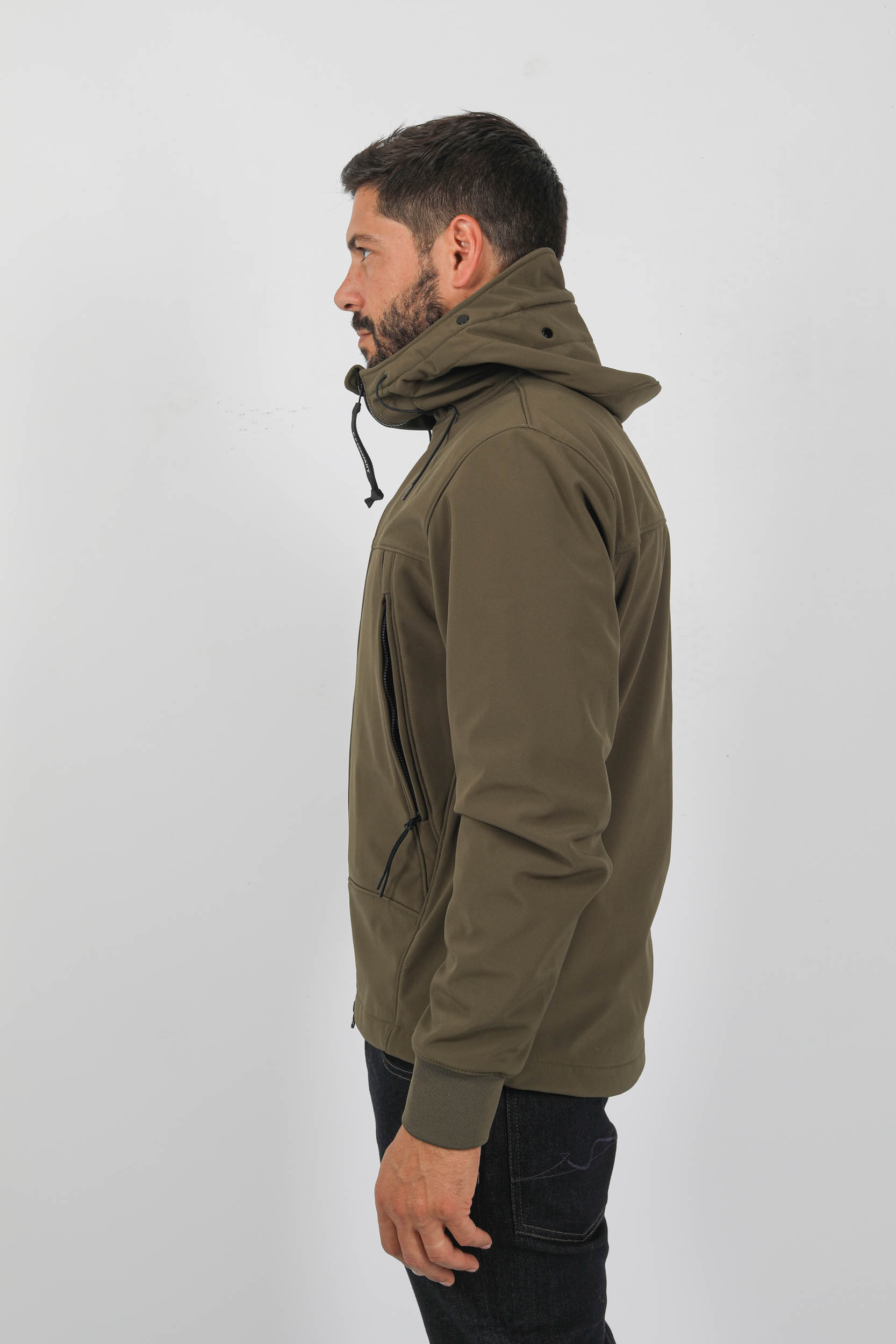 SOFT-SHELL C.P COMPANY LUNETTES KAKI W002A-683