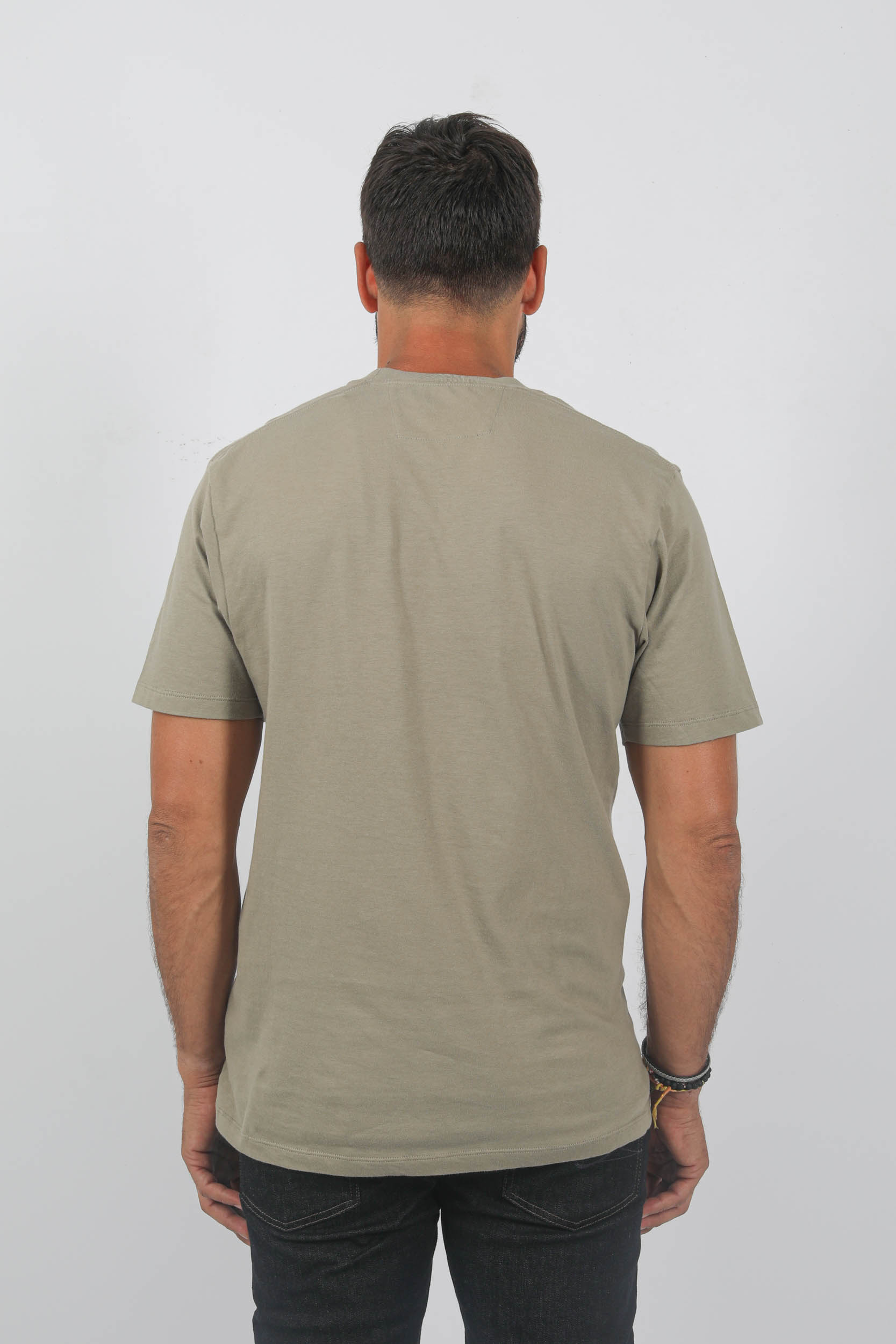 T-SHIRT C.P COMPANY LOGO CENTRAL BEIGE S048A-335
