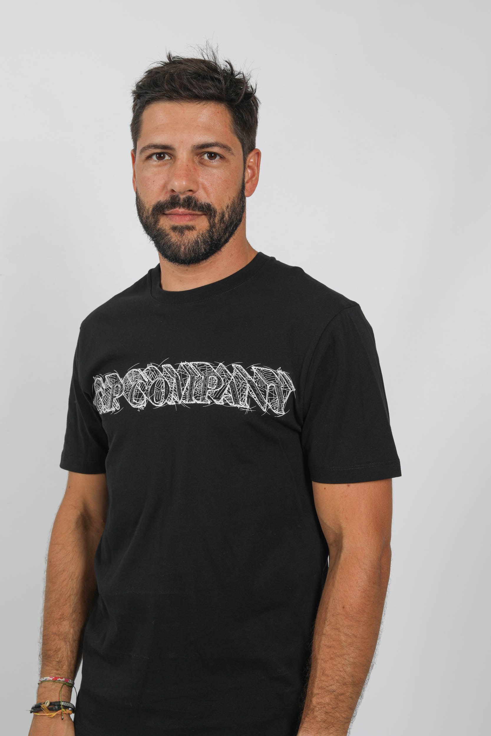 T-SHIRT C.P COMPANY LOGO GRAPHIQUE NOIR S241A-999