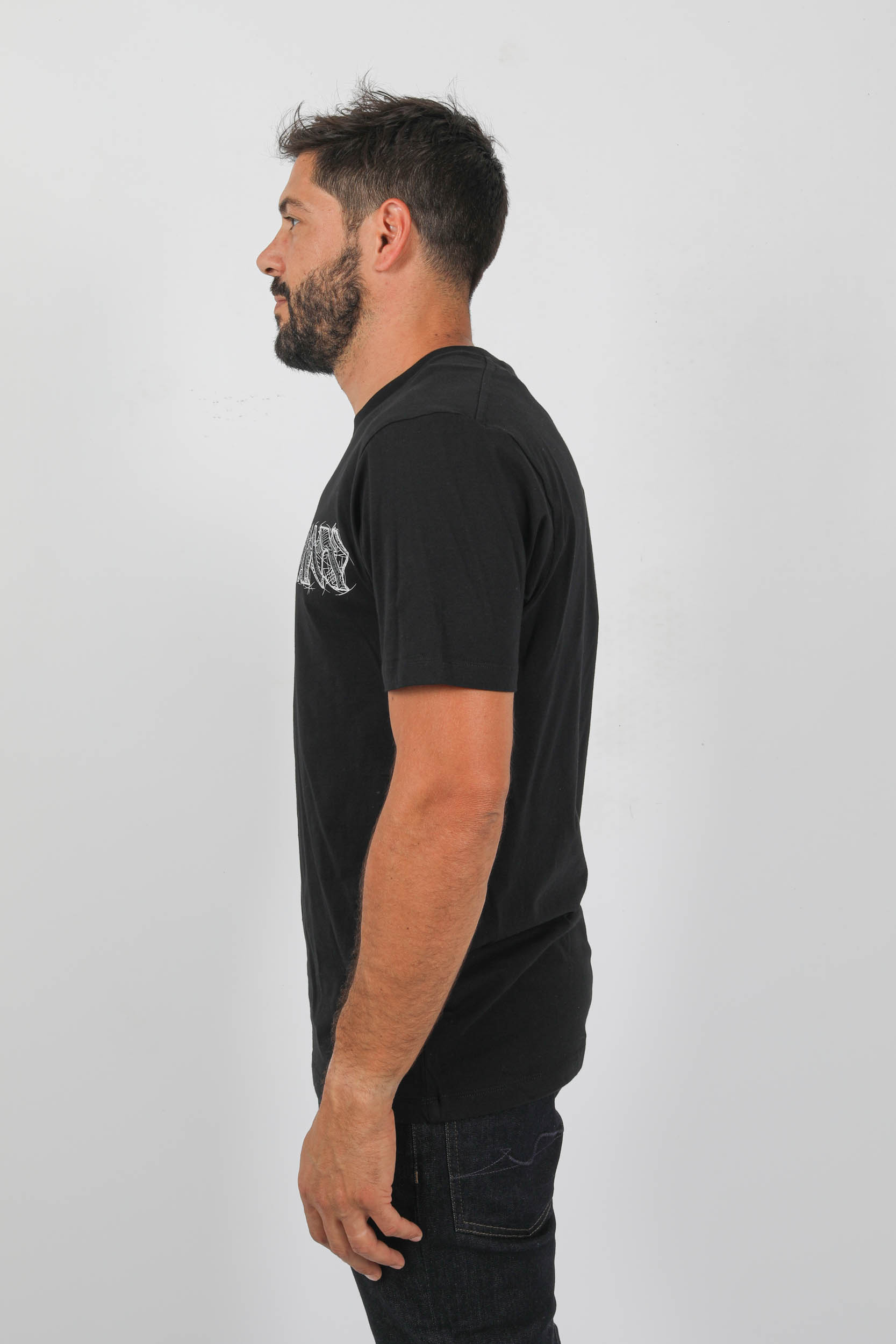 T-SHIRT C.P COMPANY LOGO GRAPHIQUE NOIR S241A-999