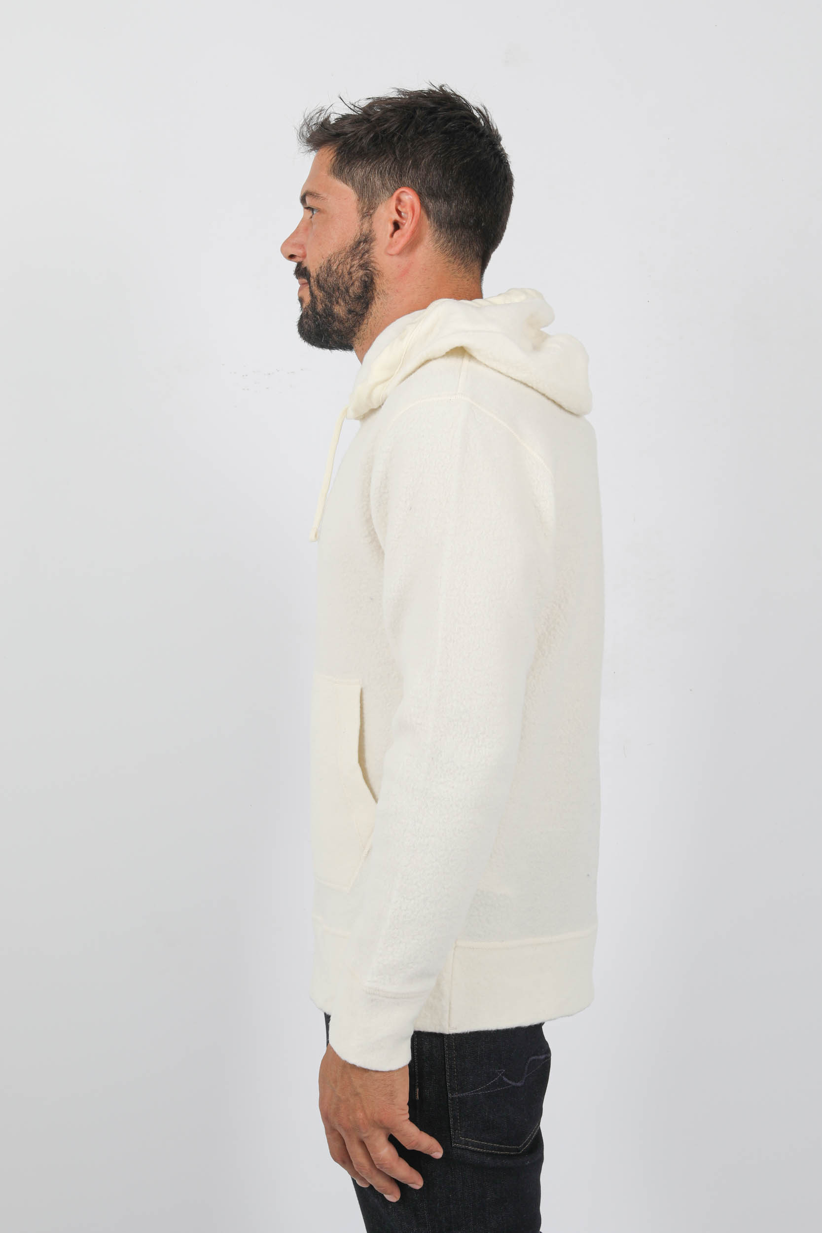 SWEAT EN POLAIRE C.P COMPANY BLANC S321A-103