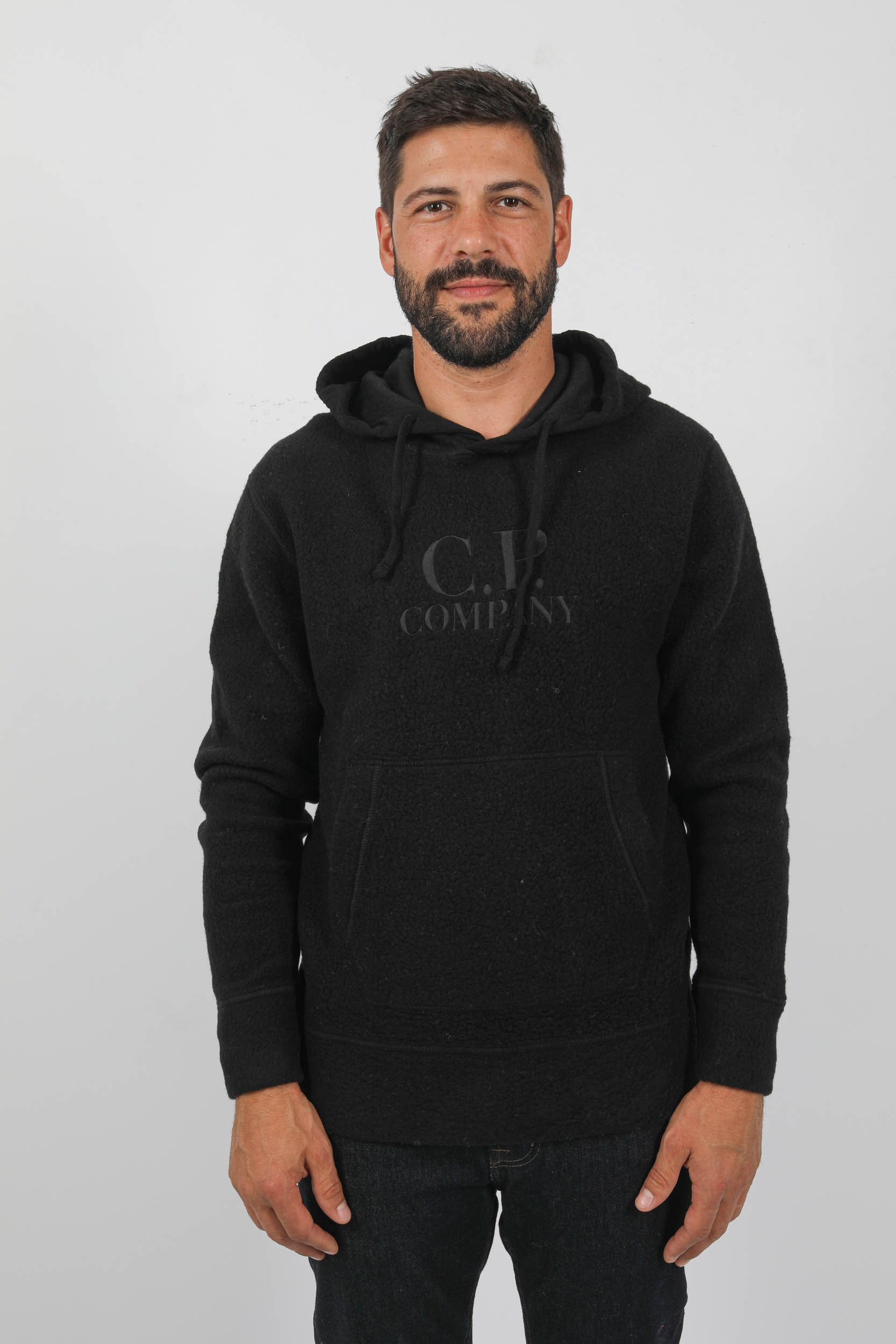 SWEAT EN POLAIRE C.P COMPANY NOIR S321A-999
