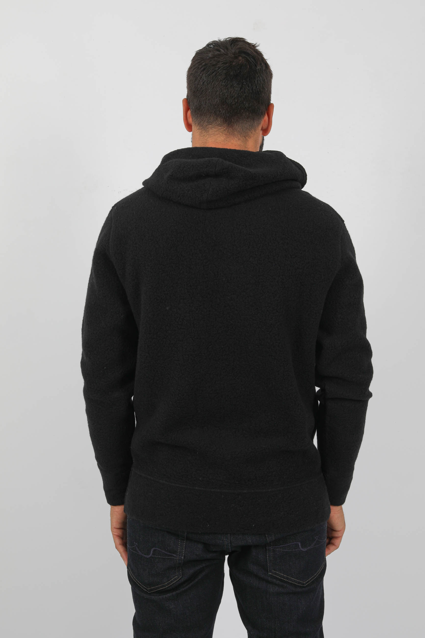 SWEAT EN POLAIRE C.P COMPANY NOIR S321A-999