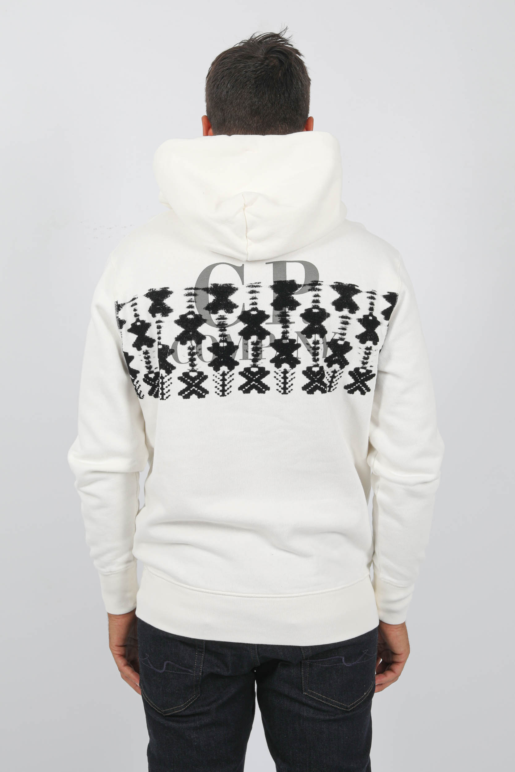 SWEAT A CAPUCHE C.P COMPANY LOGO S359A-103