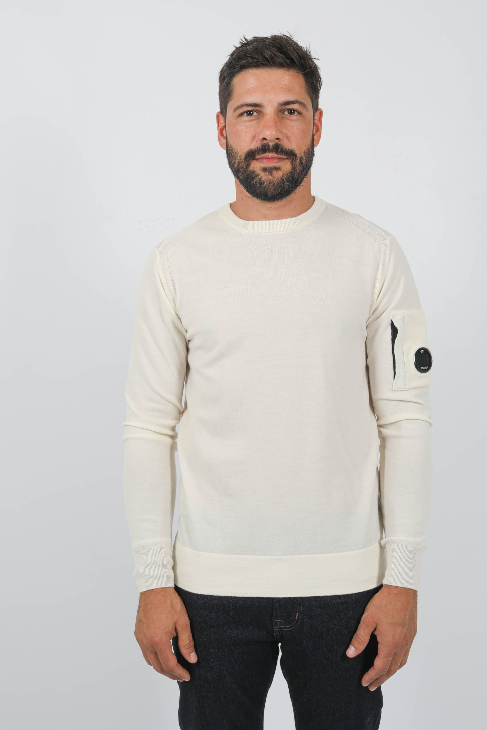 PULL EN LAINE C.P COMPANY ECRU N072A-103