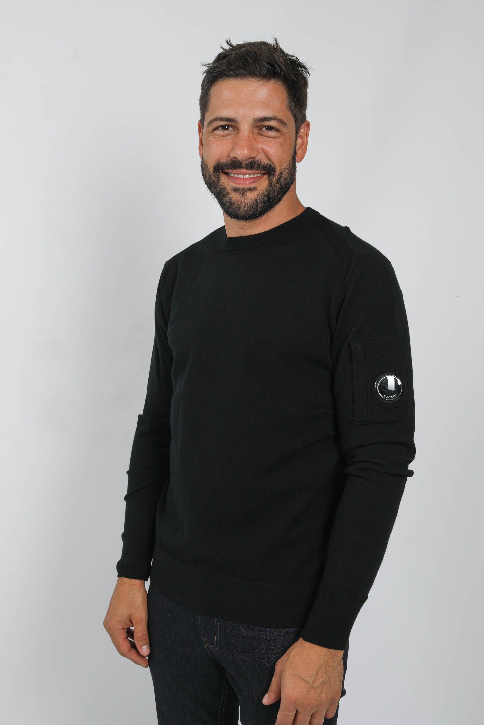 PULL EN LAINE C.P COMPANY NOIR N072A-999