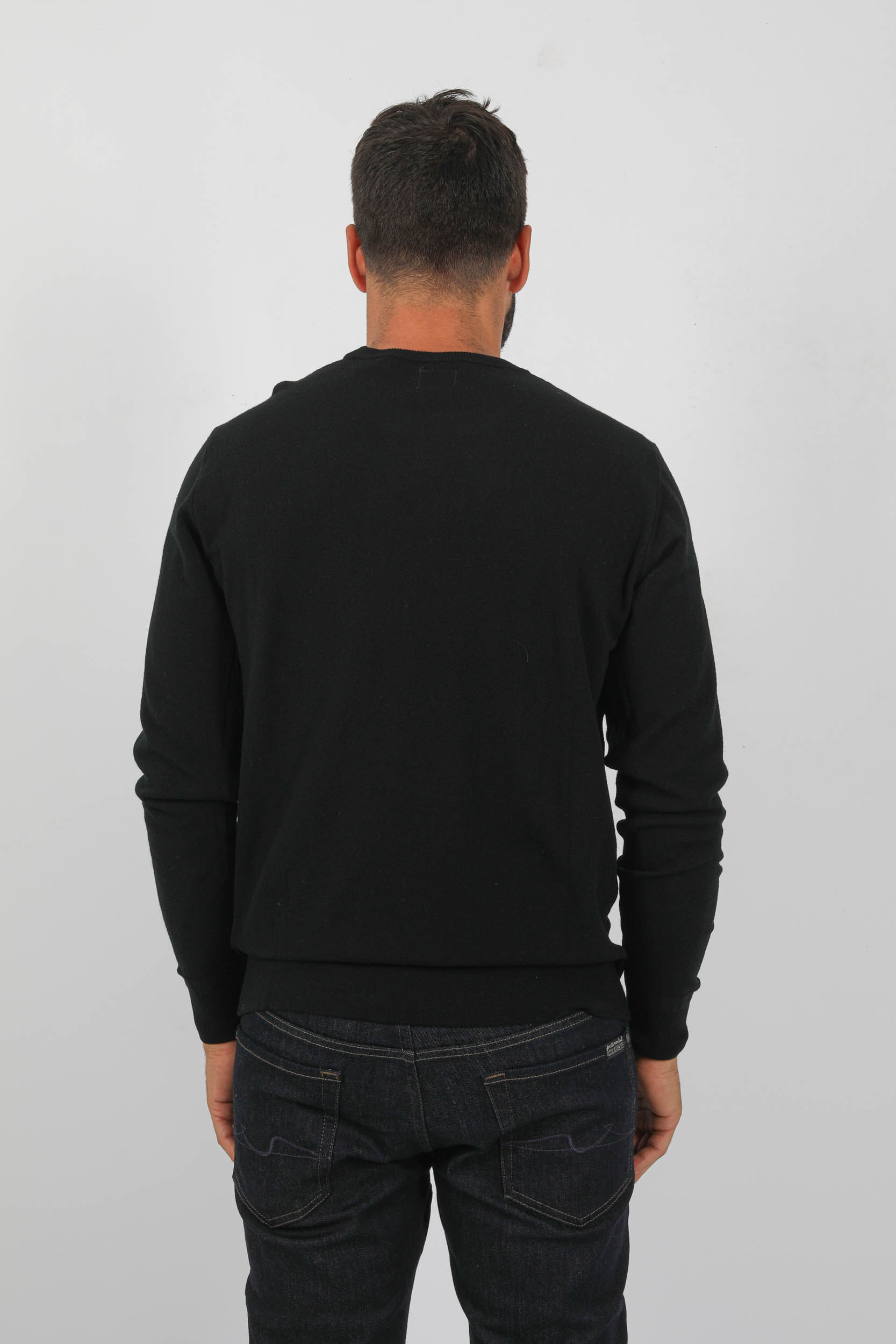 PULL EN LAINE C.P COMPANY NOIR N072A-999