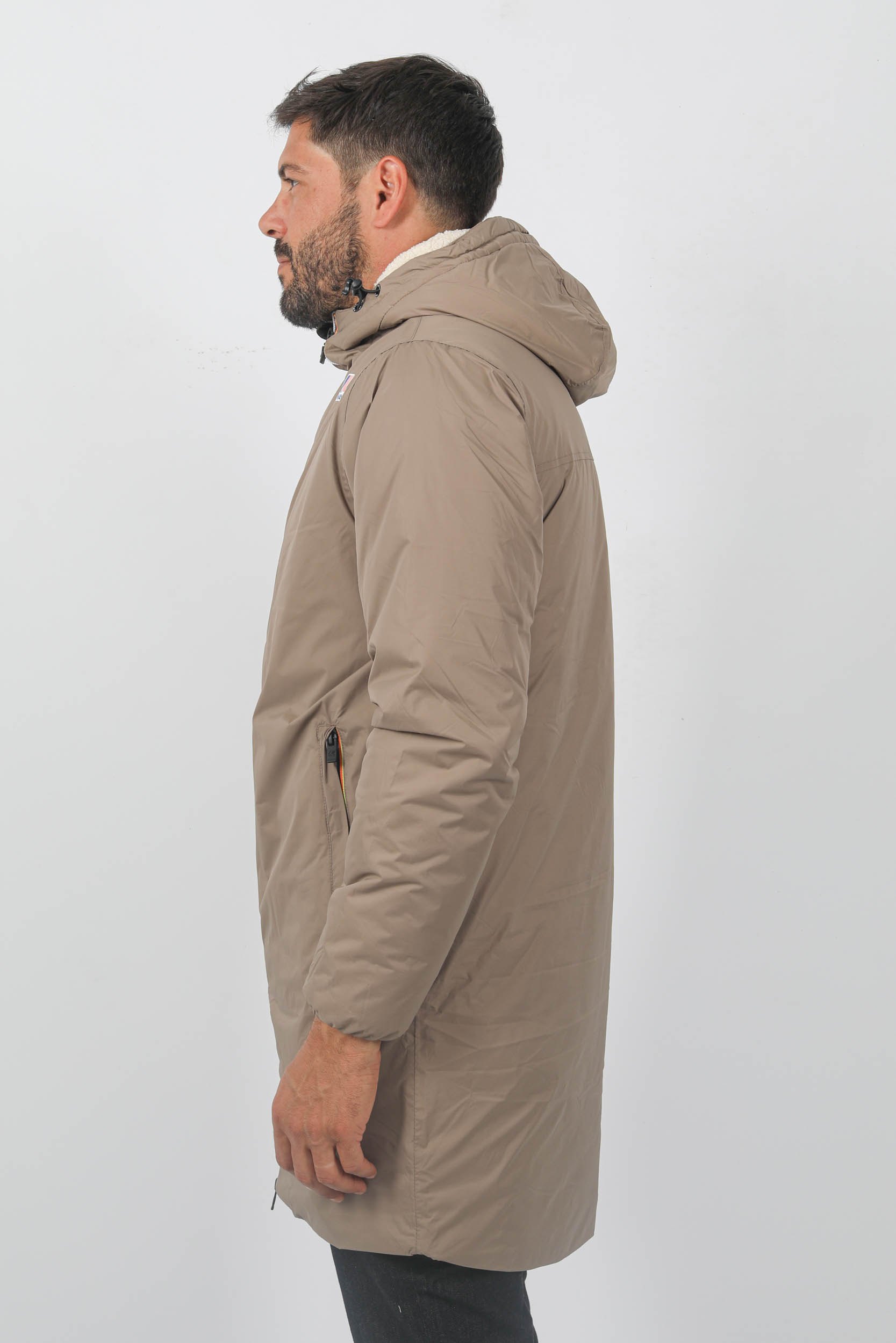 PARKAS KWAY DOUBLE POLAIRE BEIGE K3114KW-WG9