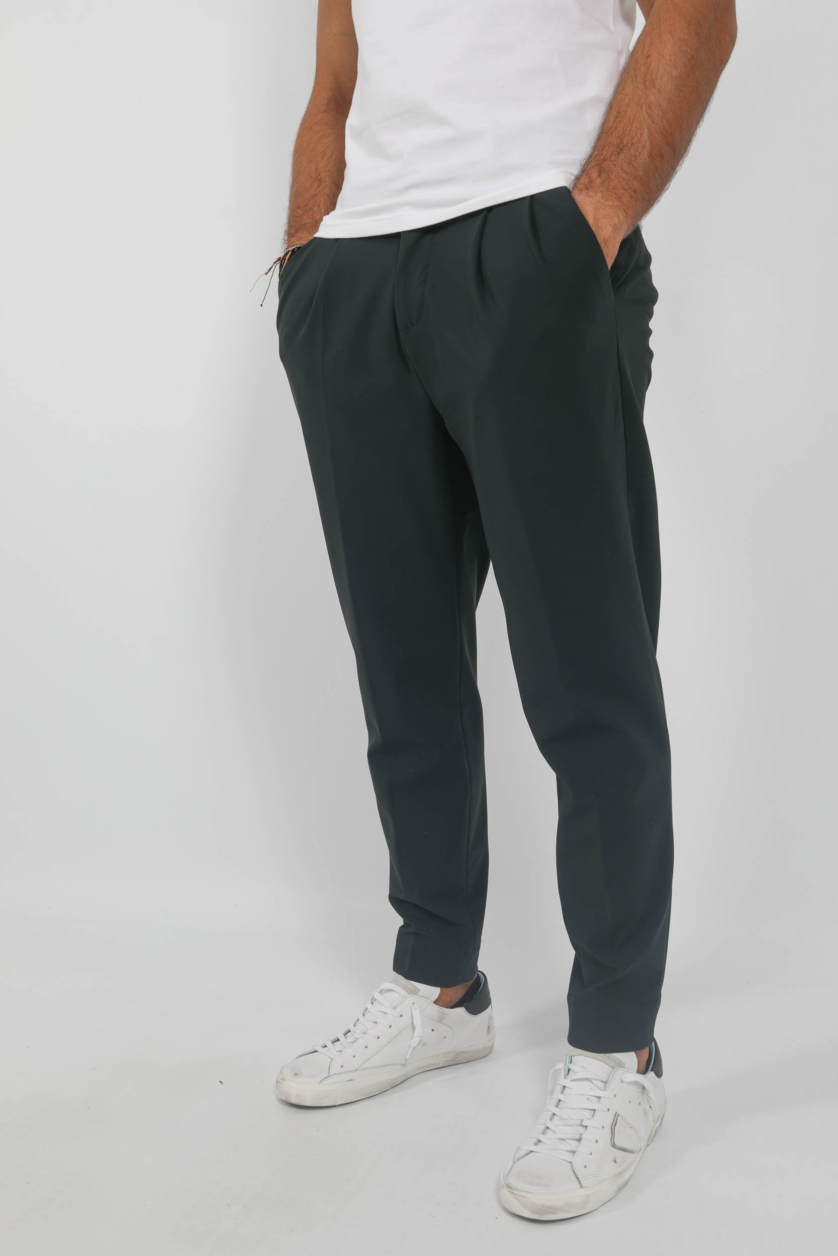 PANTALON RRD DOUBLES PINCES ANTHRACITE W23235-11