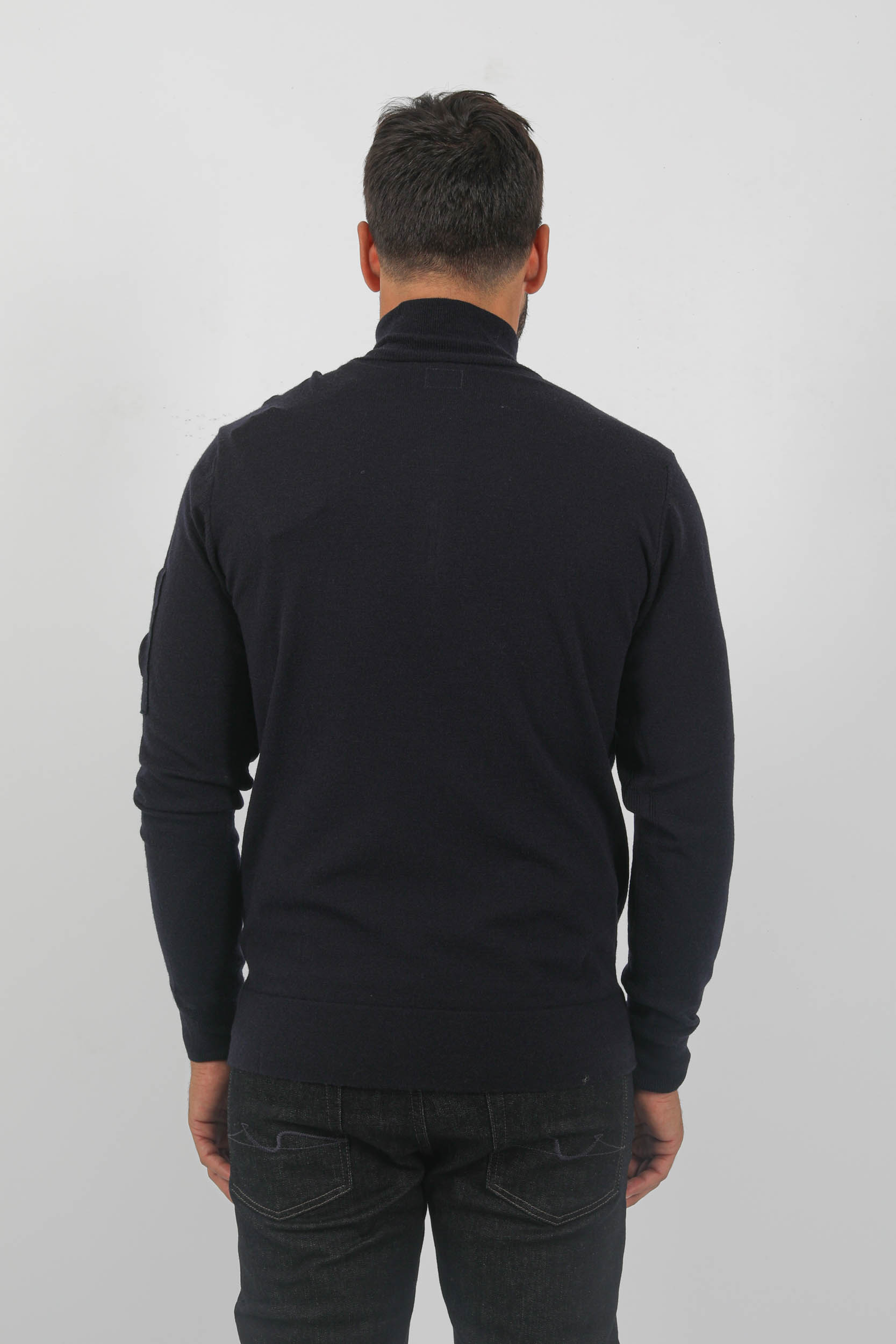 PULL C.P COMPANY DEMI ZIP MARINE N073A-888