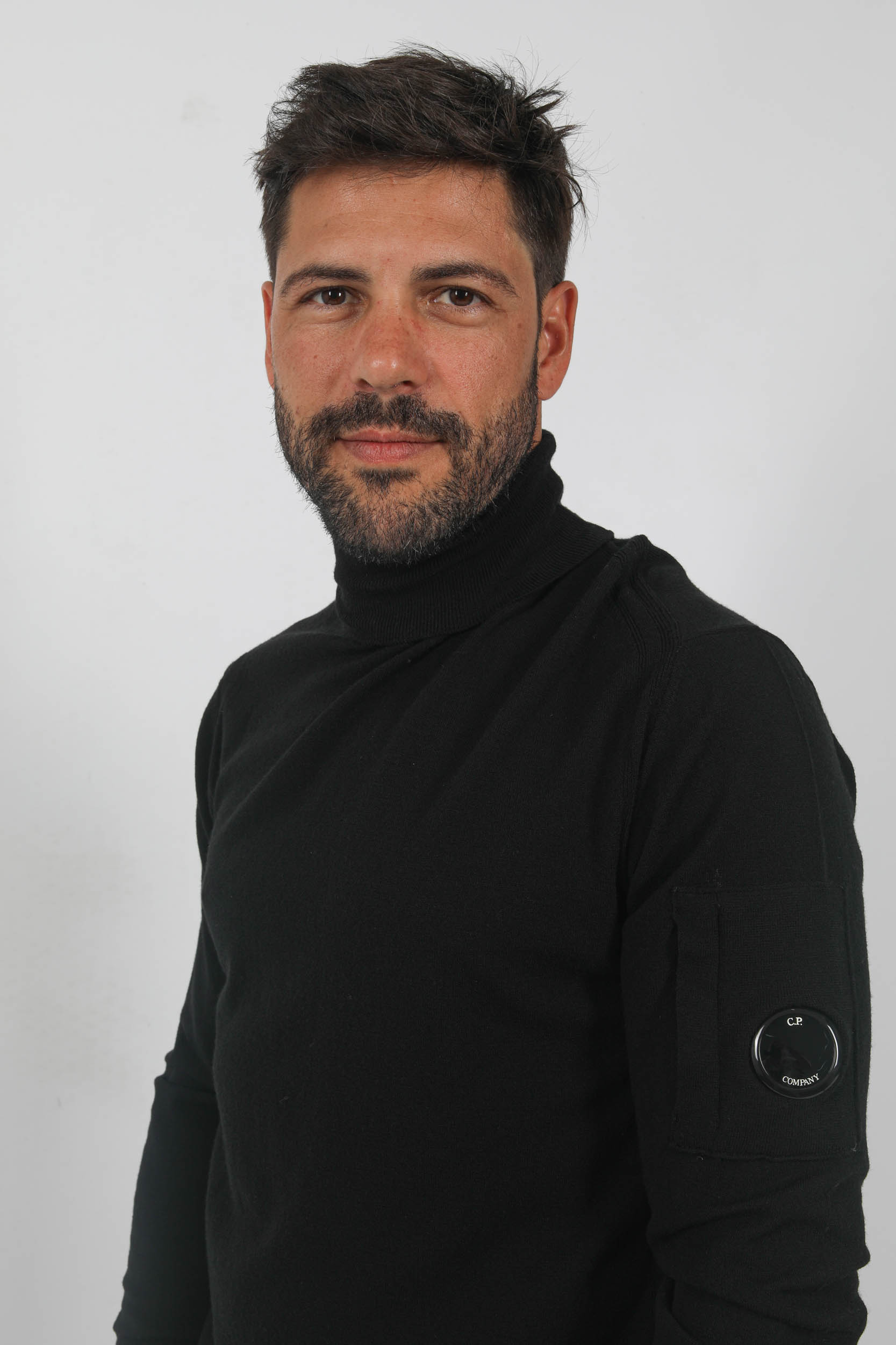 PULL C.P COMPANY COL ROULE NOIR N076A-999