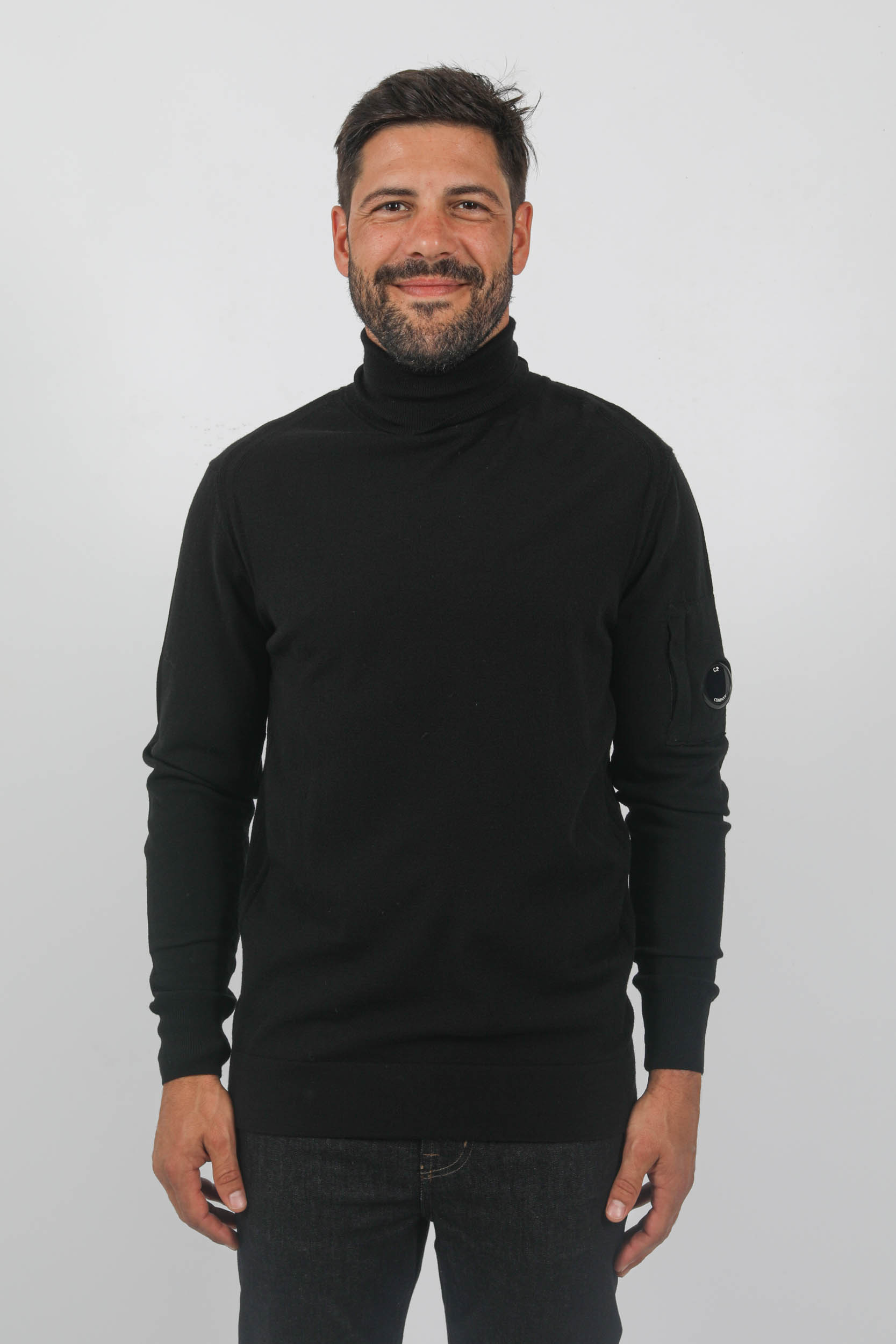 PULL C.P COMPANY COL ROULE NOIR N076A-999