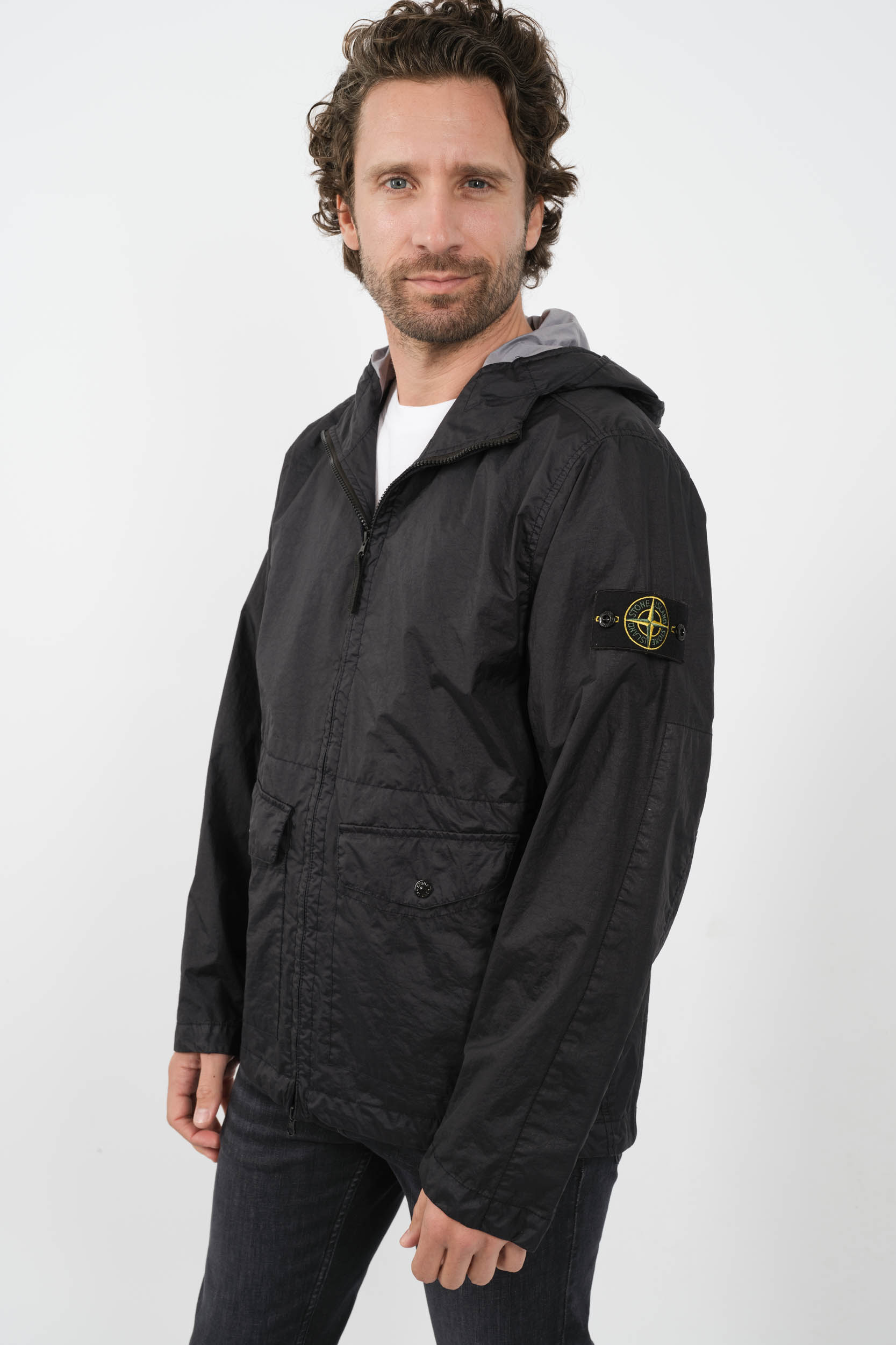 BLOUSON STONE ISLAND A CAPUCHE MARINE 801541123-V0020
