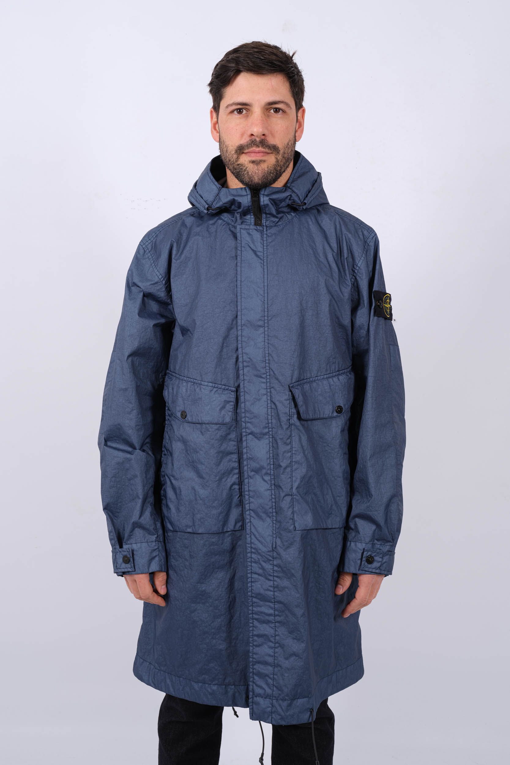 PARKA STONE ISLAND BLEUE 801570723-V0024