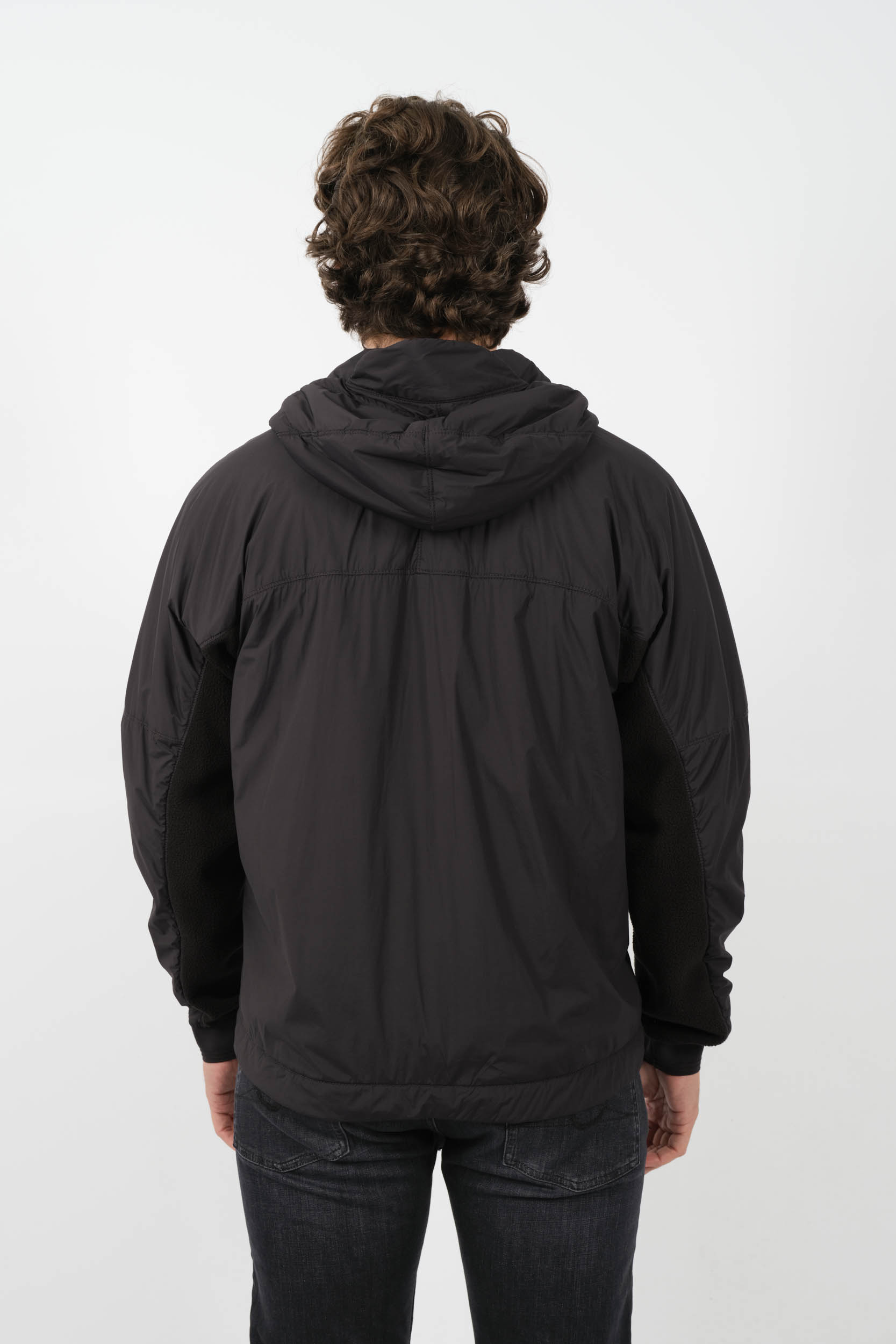 BLOUSON STELLINA STONE ISLAND BI-MATIERE NOIR 8015413G2-V0029