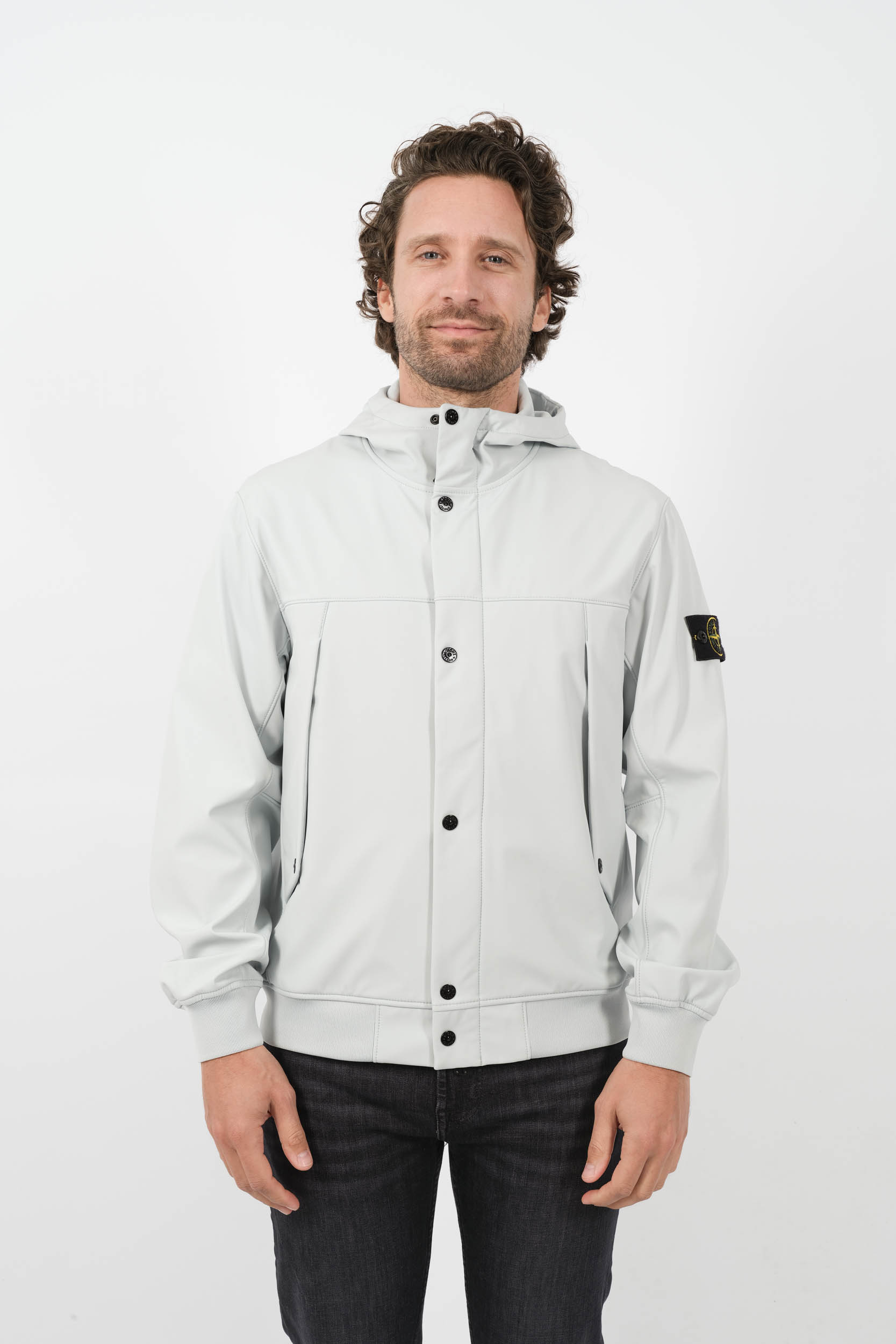 SOFT SHELL STONE ISLAND BLEU 801540227-V0041