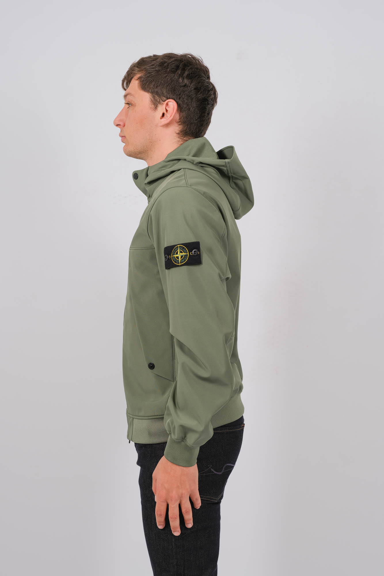 SOFT SHELL STONE ISLAND VERT 801540227-V0059