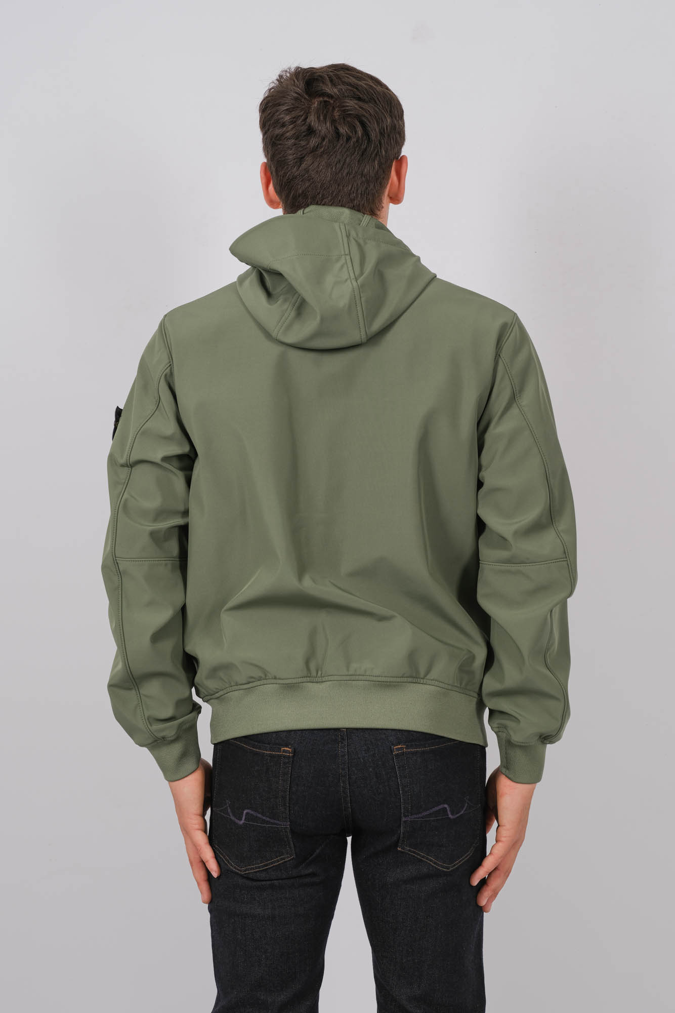 SOFT SHELL STONE ISLAND VERT 801540227-V0059