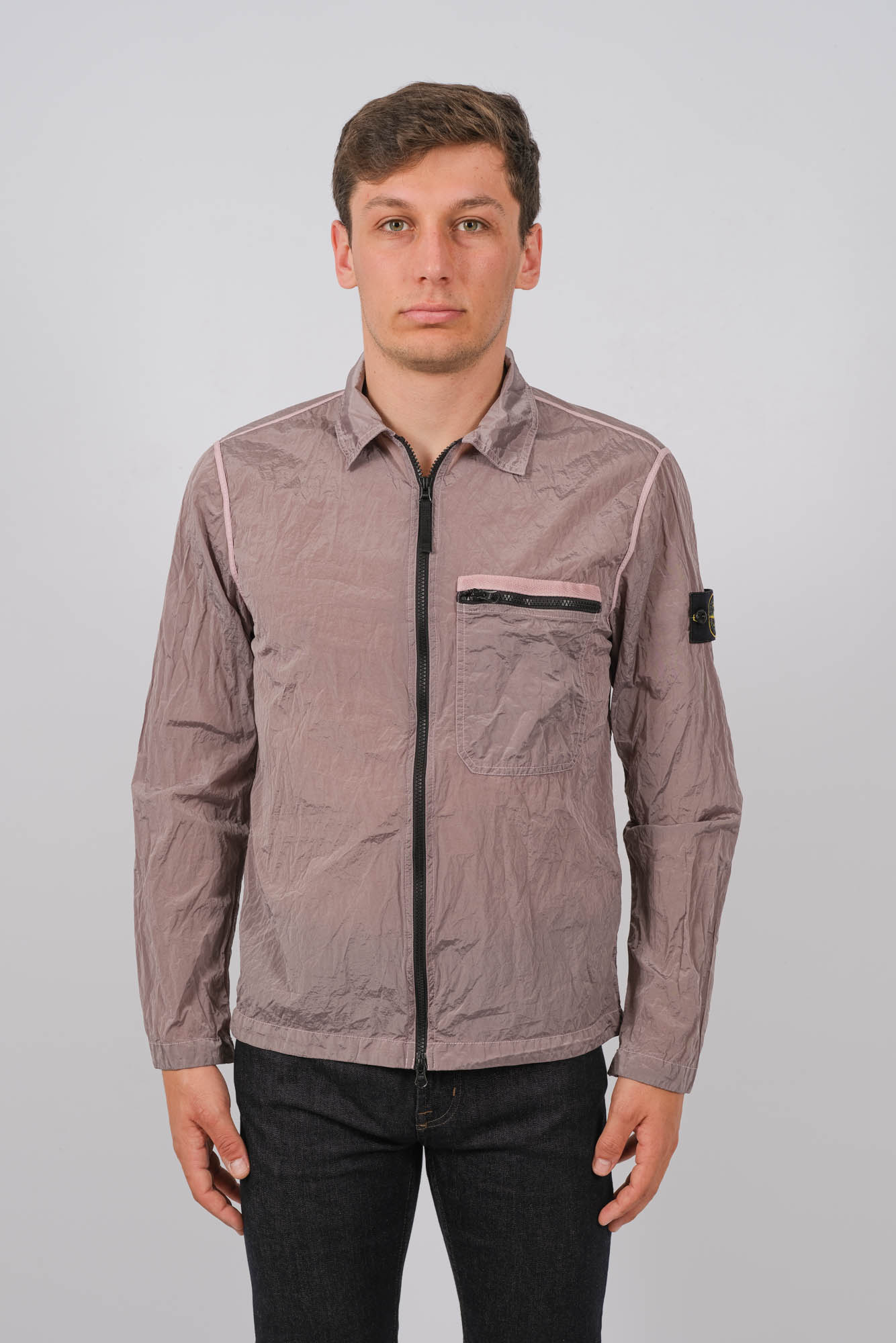 SURCHEMISE NYLON STONE ISLAND ROSE 801511219-V0080