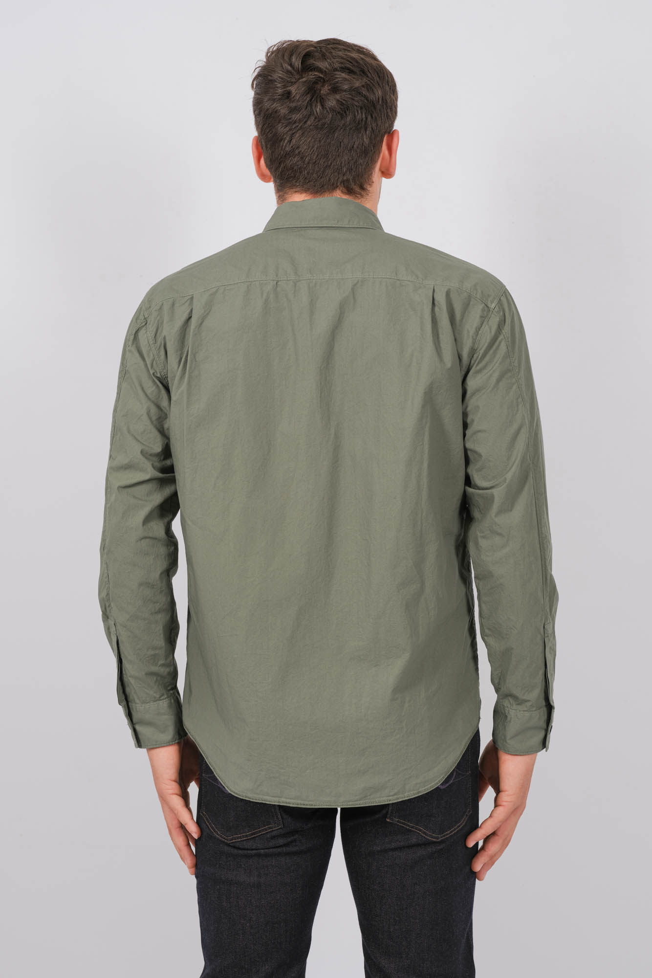 CHEMISE STONE ISLAND VERTE 801511705-V0059