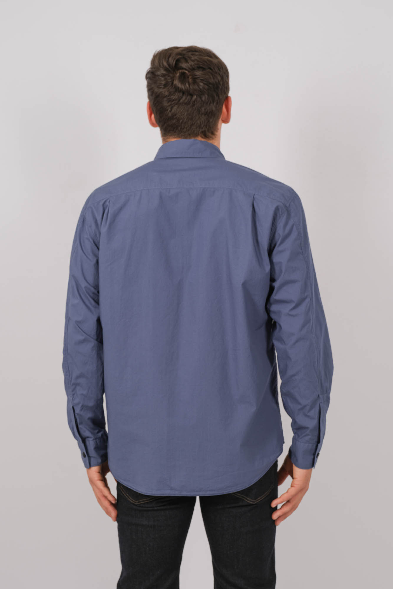 CHEMISE STONE ISLAND BLEU 801511705-V0024