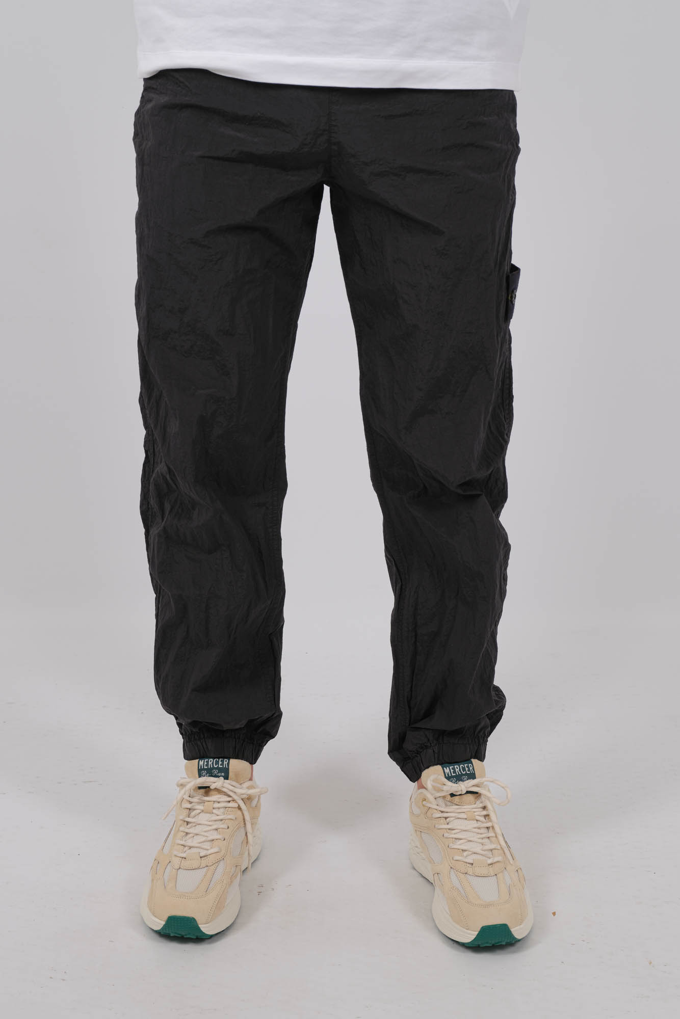PANTALON NYLON STONE ISLAND NOIR 801532519-V0029
