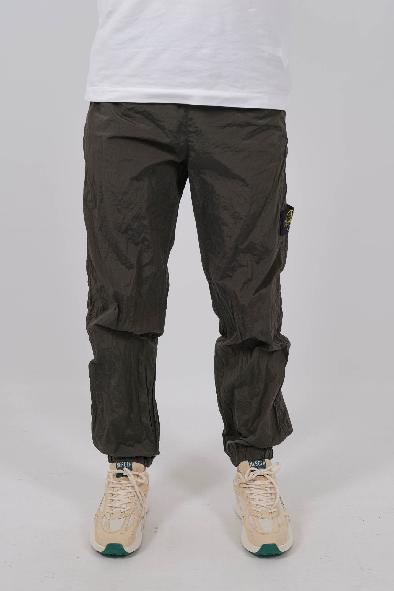 PANTALON NYLON STONE ISLAND VERT 801532519-V0059