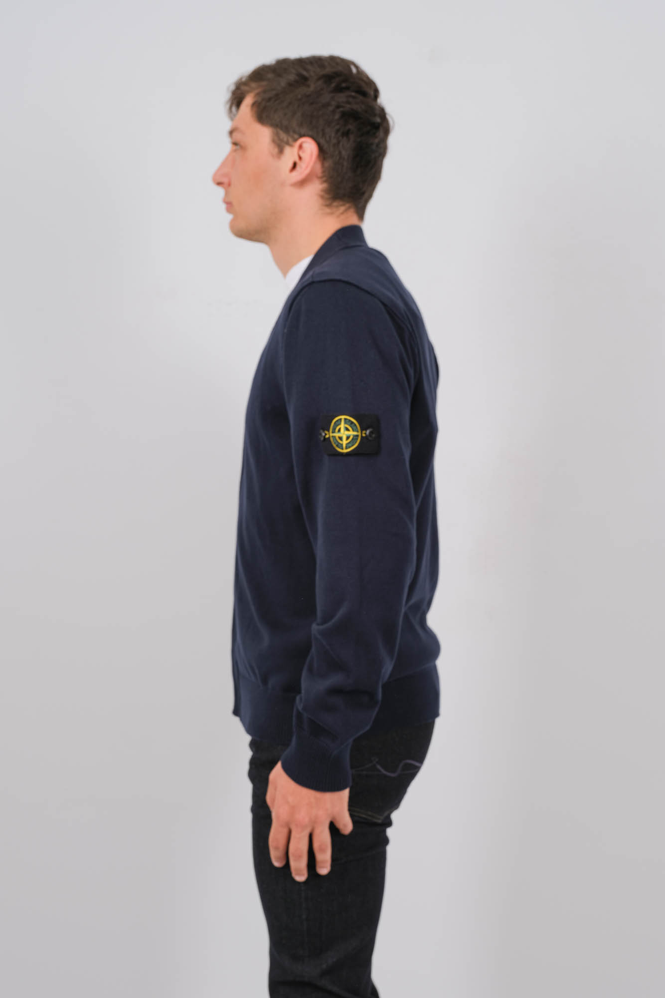 CARDIGAN STONE ISLAND MARINE 8015516B2-V0020