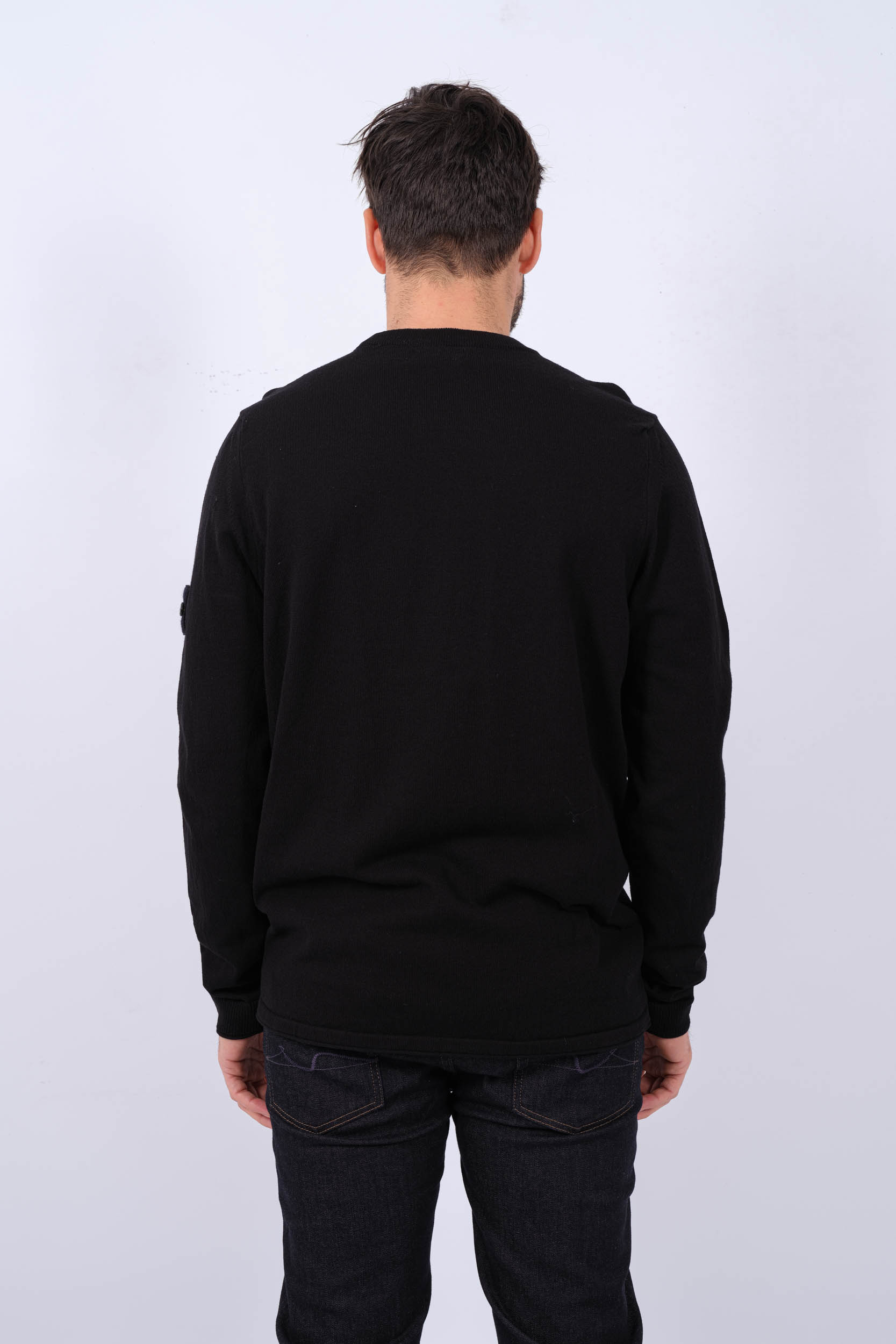 PULL STONE ISLAND NOIR 8015532B9-A0029