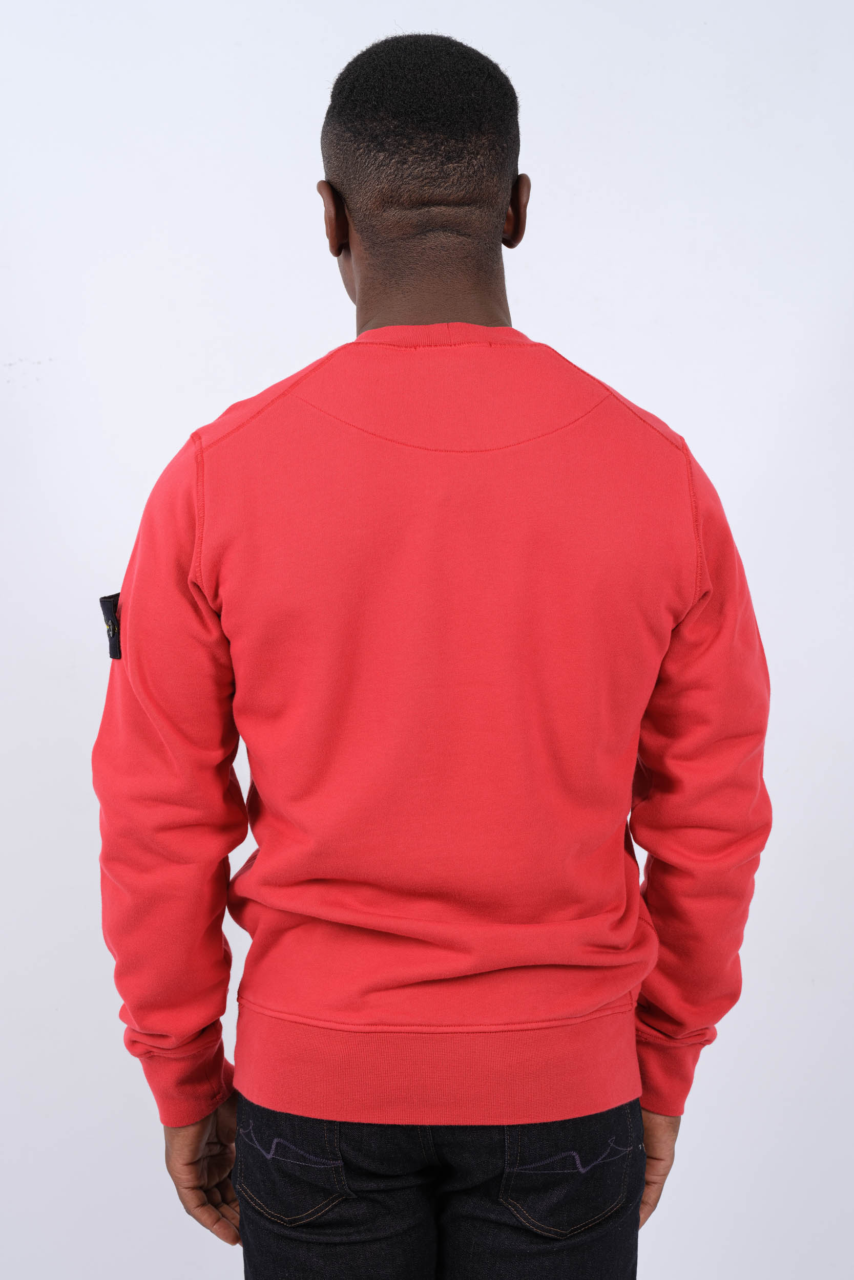 SWEAT STONE ISLAND ROUGE 801563051-V0010